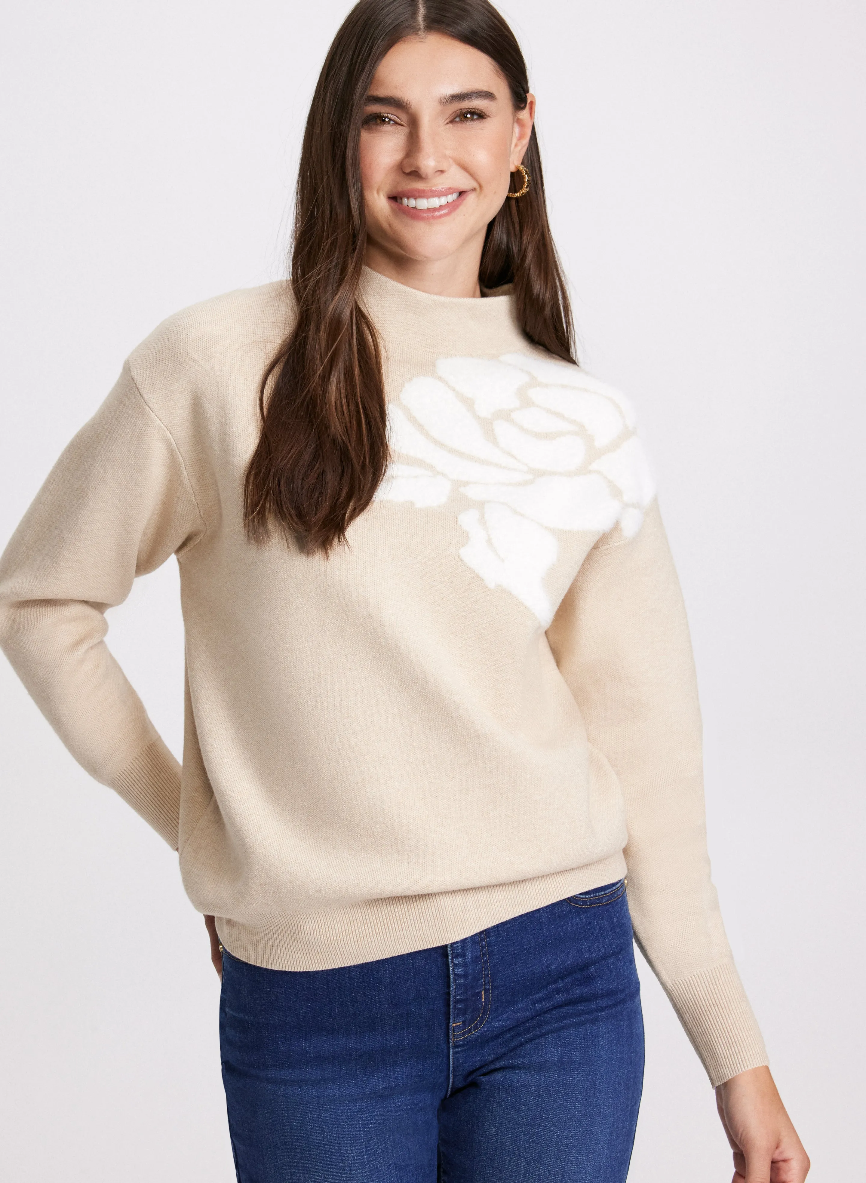 Floral Jacquard Sweater sold by Laura product image thumbnail 4