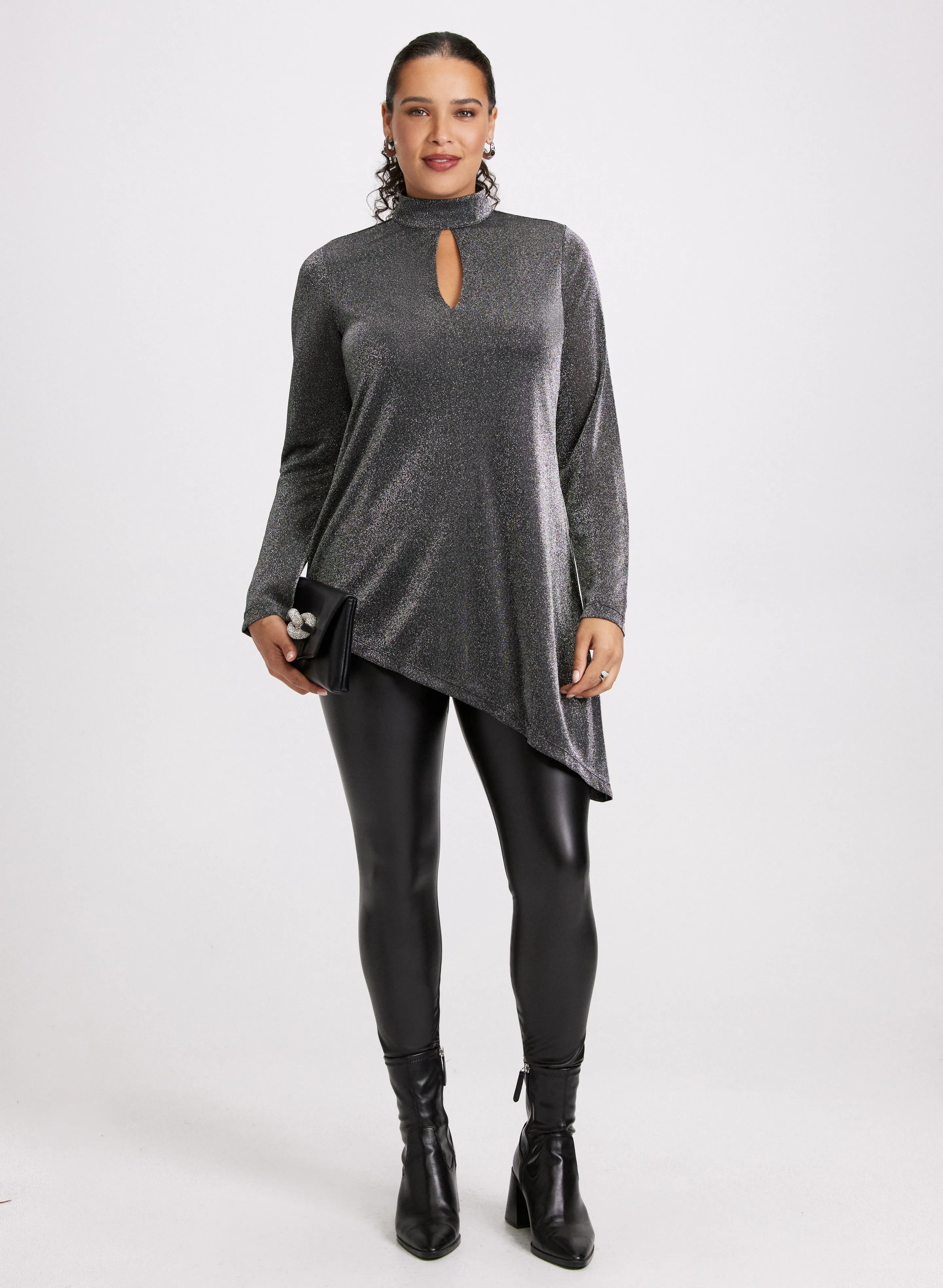 Metallic Asymmetrical Tunic sold by Laura product image thumbnail 4