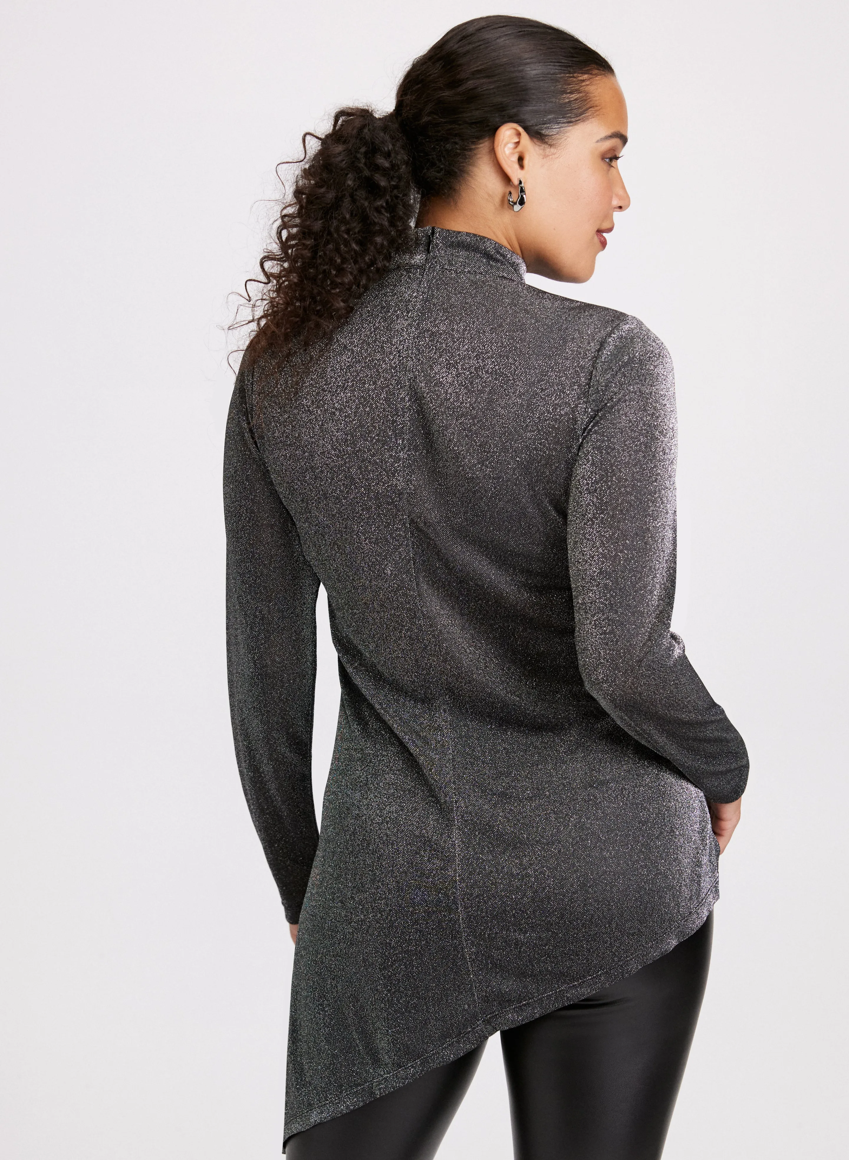 Metallic Asymmetrical Tunic sold by Laura product image thumbnail 3