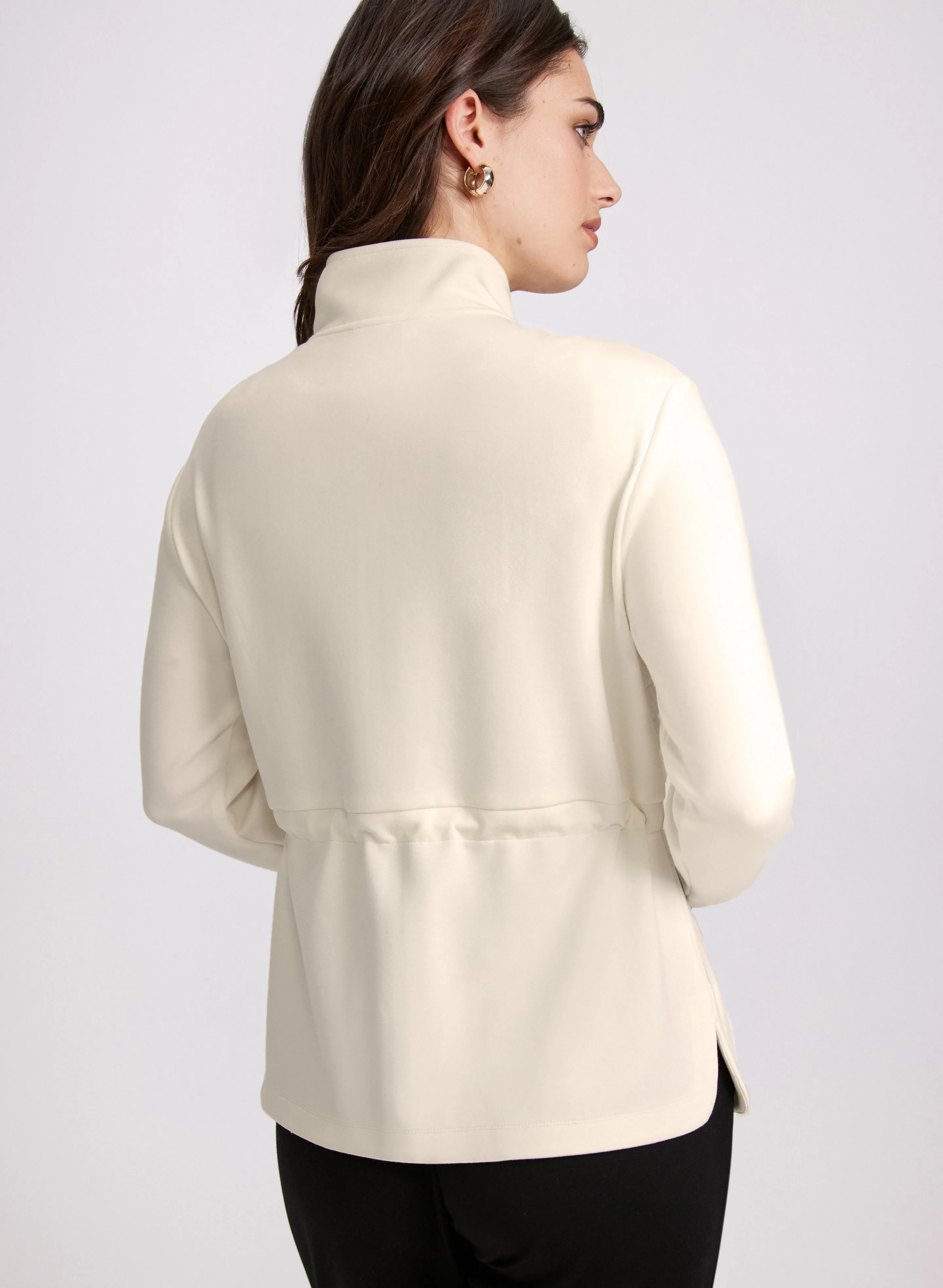 Zip Front Scuba Top sold by Laura product image thumbnail 4