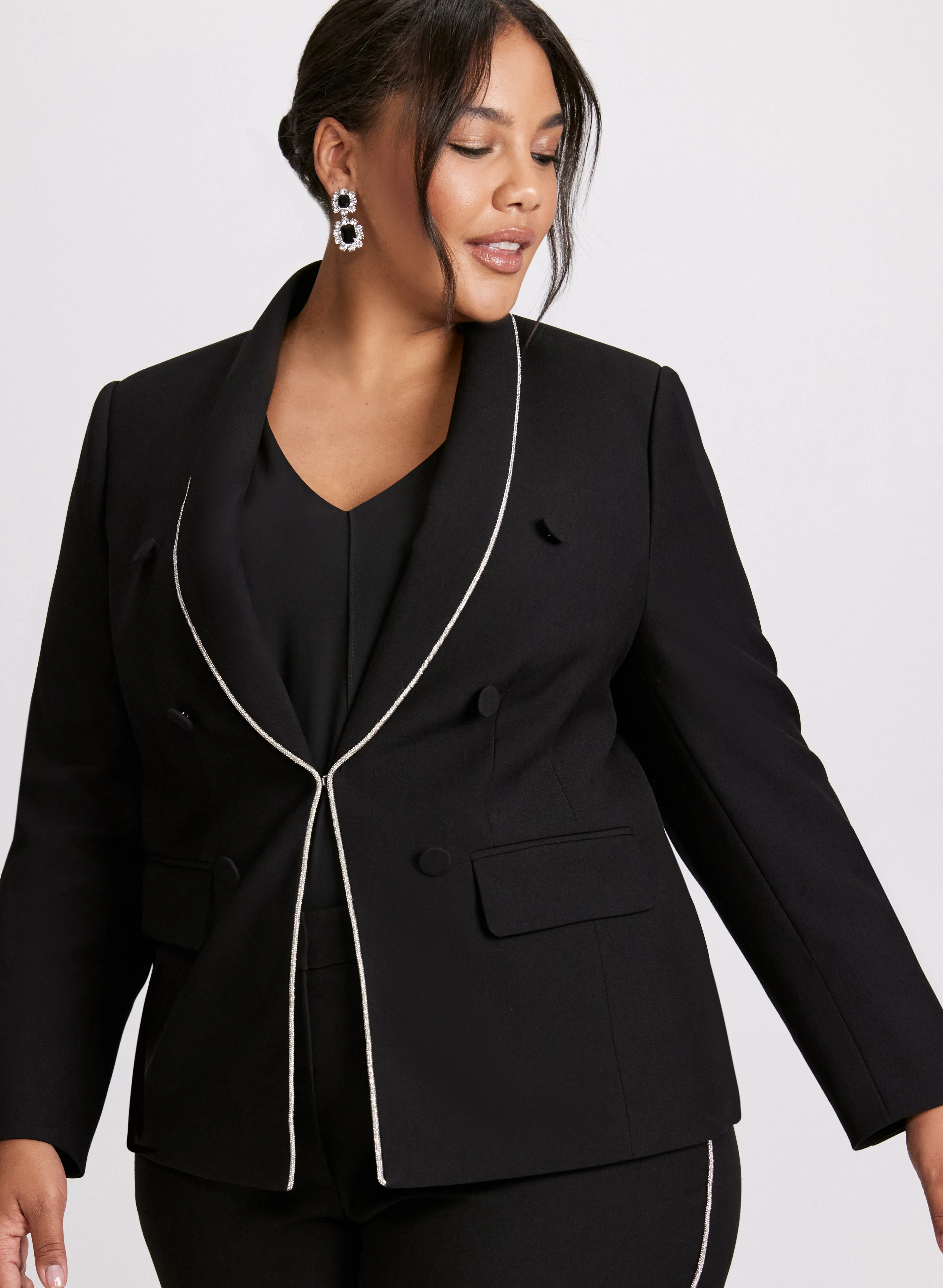 Crystal Detail Jacket sold by Laura