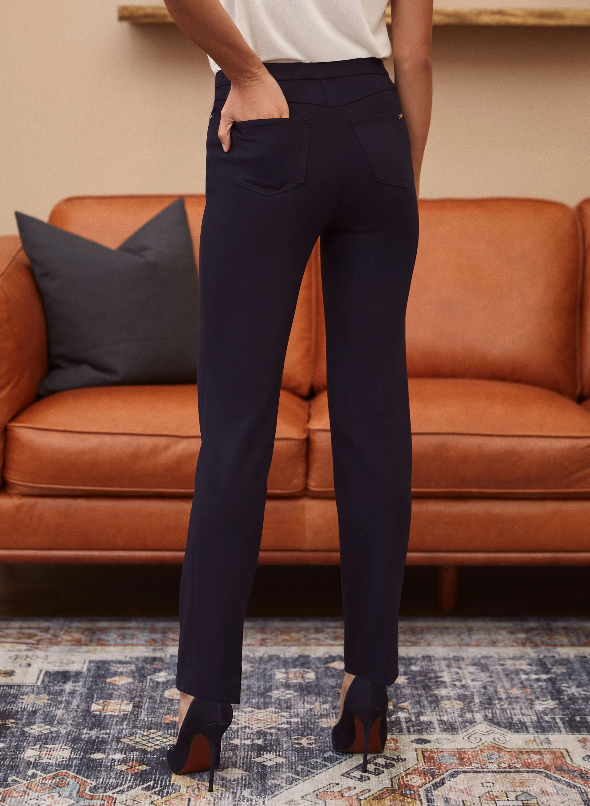 Signature Fit Straight Leg Pants sold by Laura product image thumbnail 2