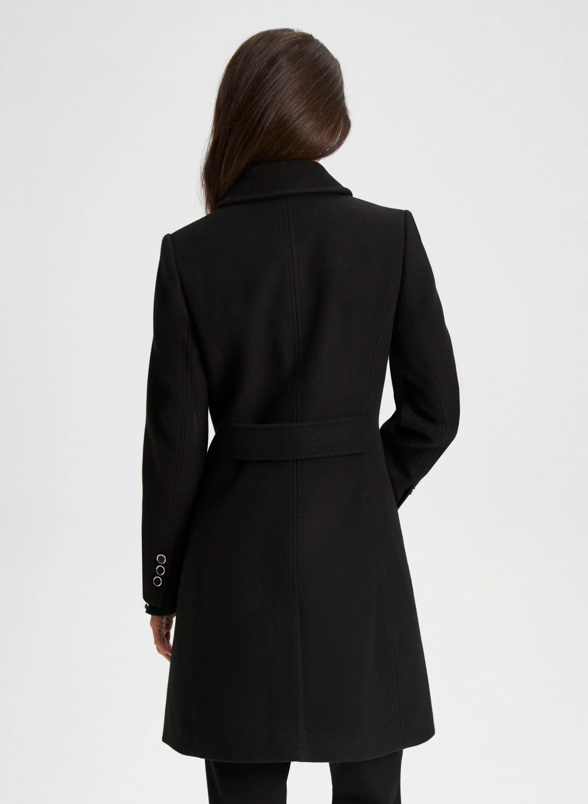 Club Collar Wool Blend Coat sold by Laura product image thumbnail 4