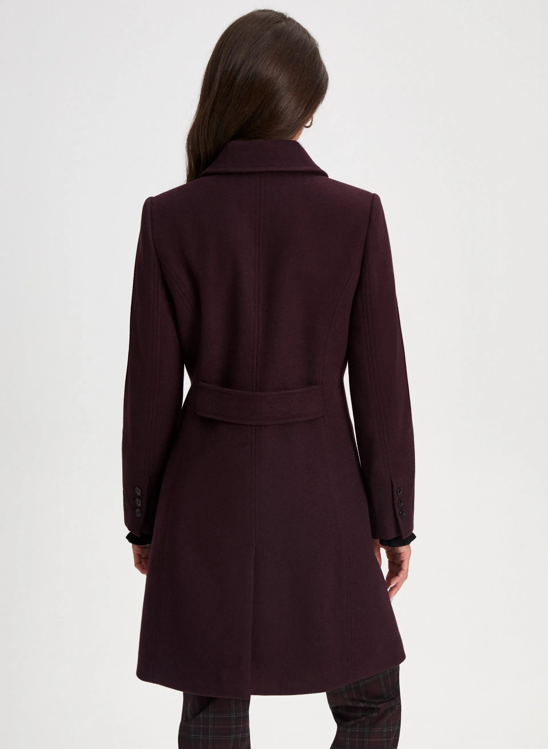 Club Collar Wool Blend Coat sold by Laura product image thumbnail 5