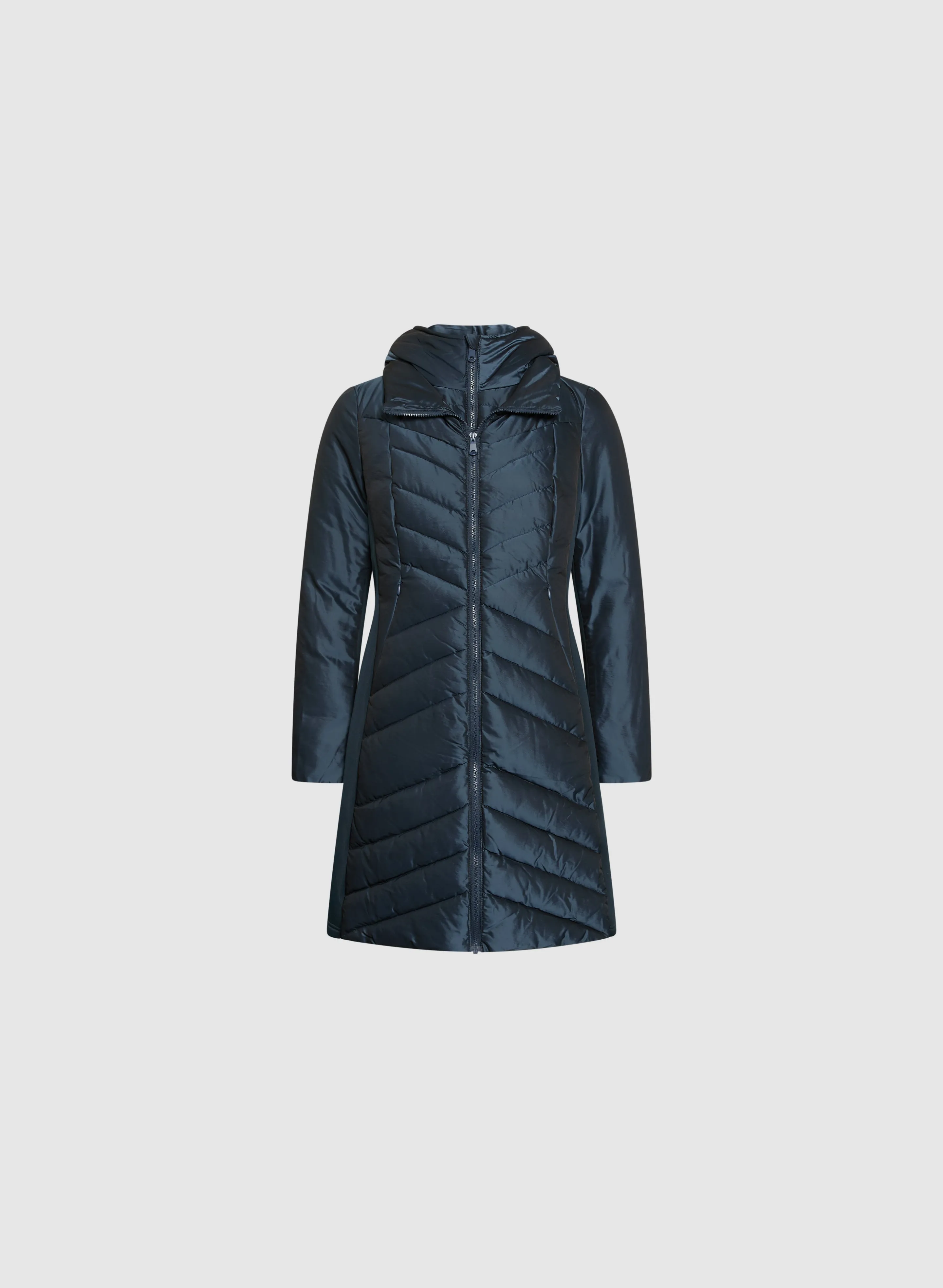 Hooded Iridescent Puffer Coat sold by Laura product image thumbnail 5