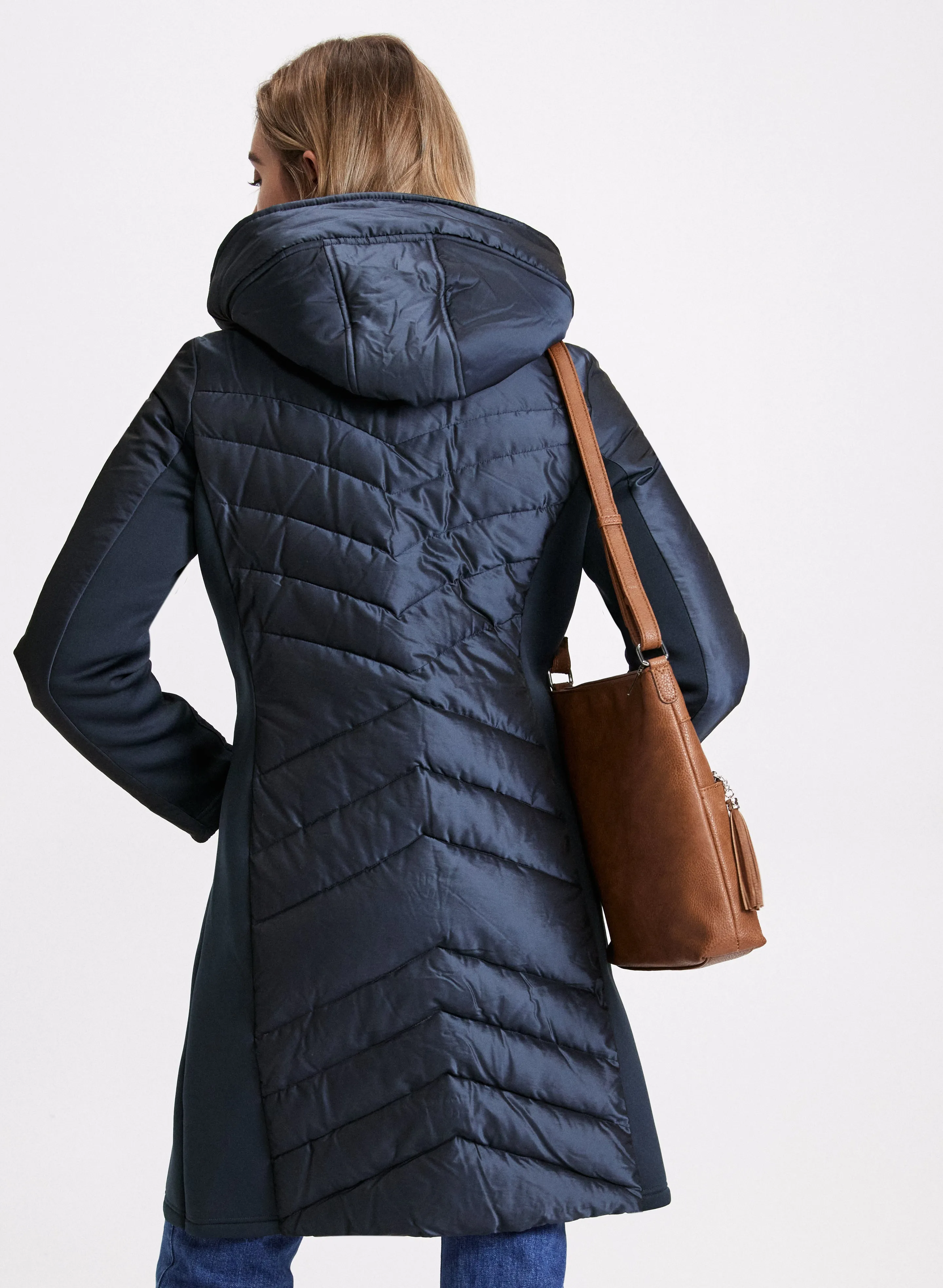 Hooded Iridescent Puffer Coat sold by Laura product image thumbnail 3