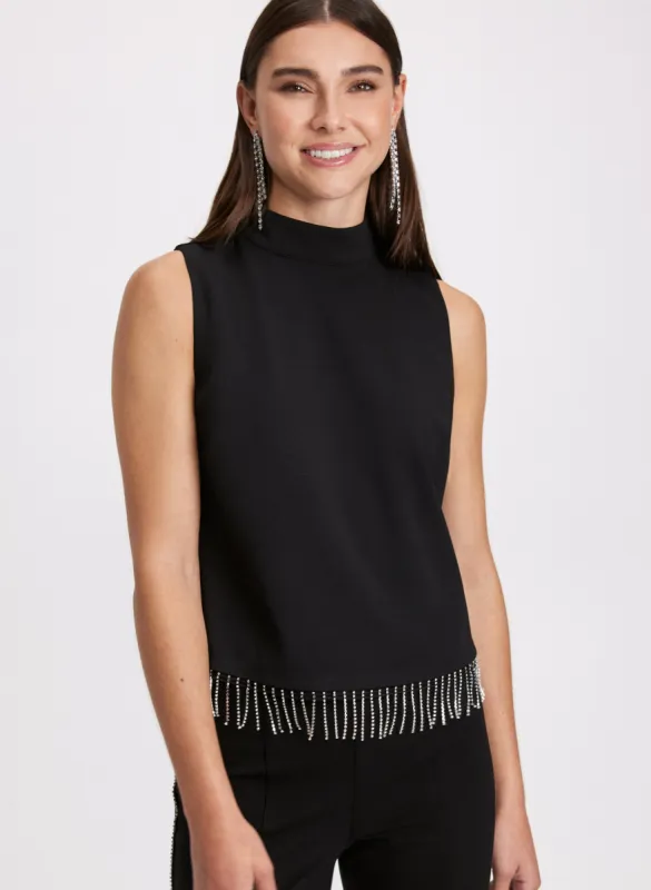 Sleeveless Rhinestone Top sold by Laura