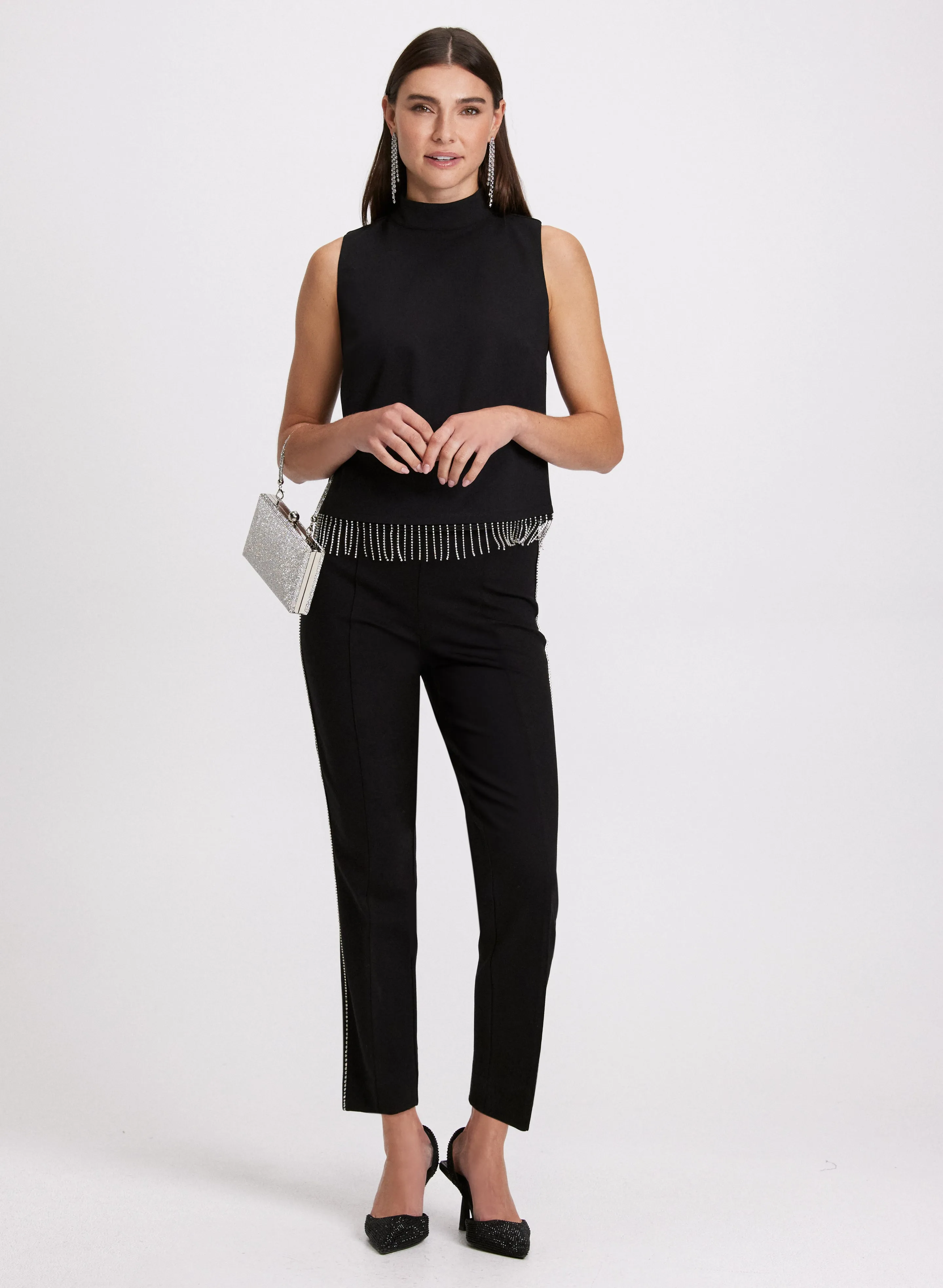 Sleeveless Rhinestone Top sold by Laura product image thumbnail 3