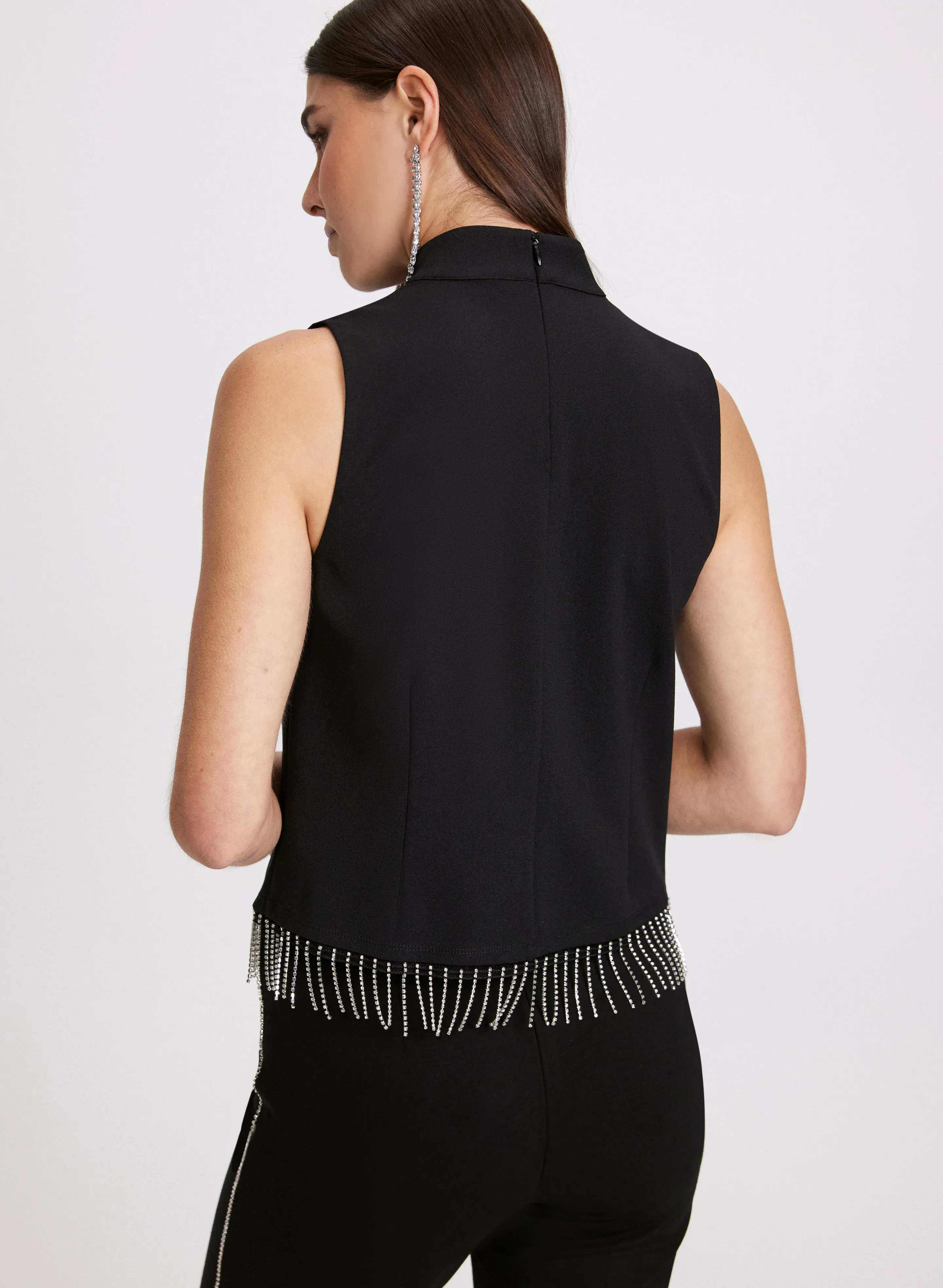 Sleeveless Rhinestone Top sold by Laura product image thumbnail 4