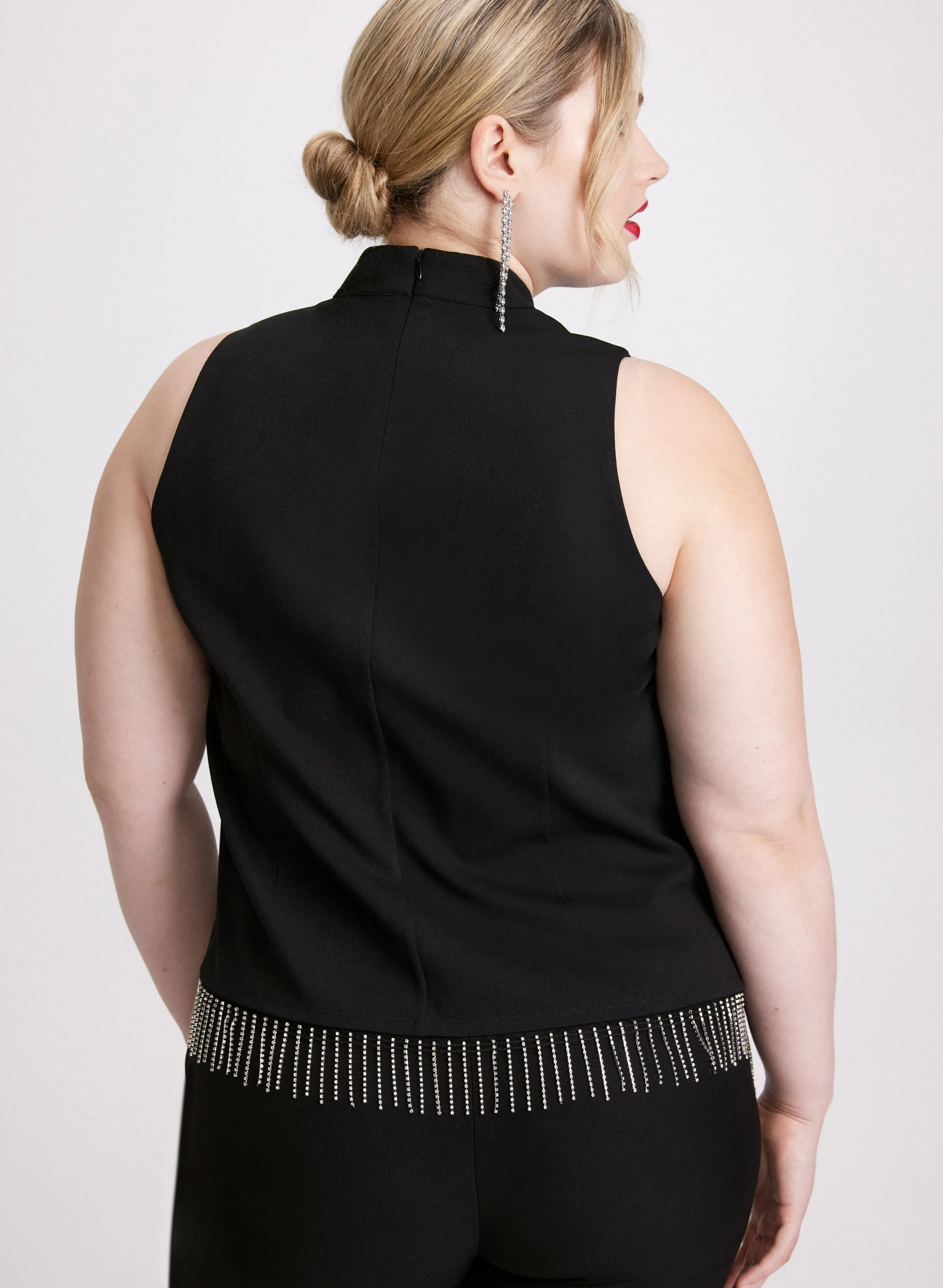 Sleeveless Rhinestone Top sold by Laura product image thumbnail 4