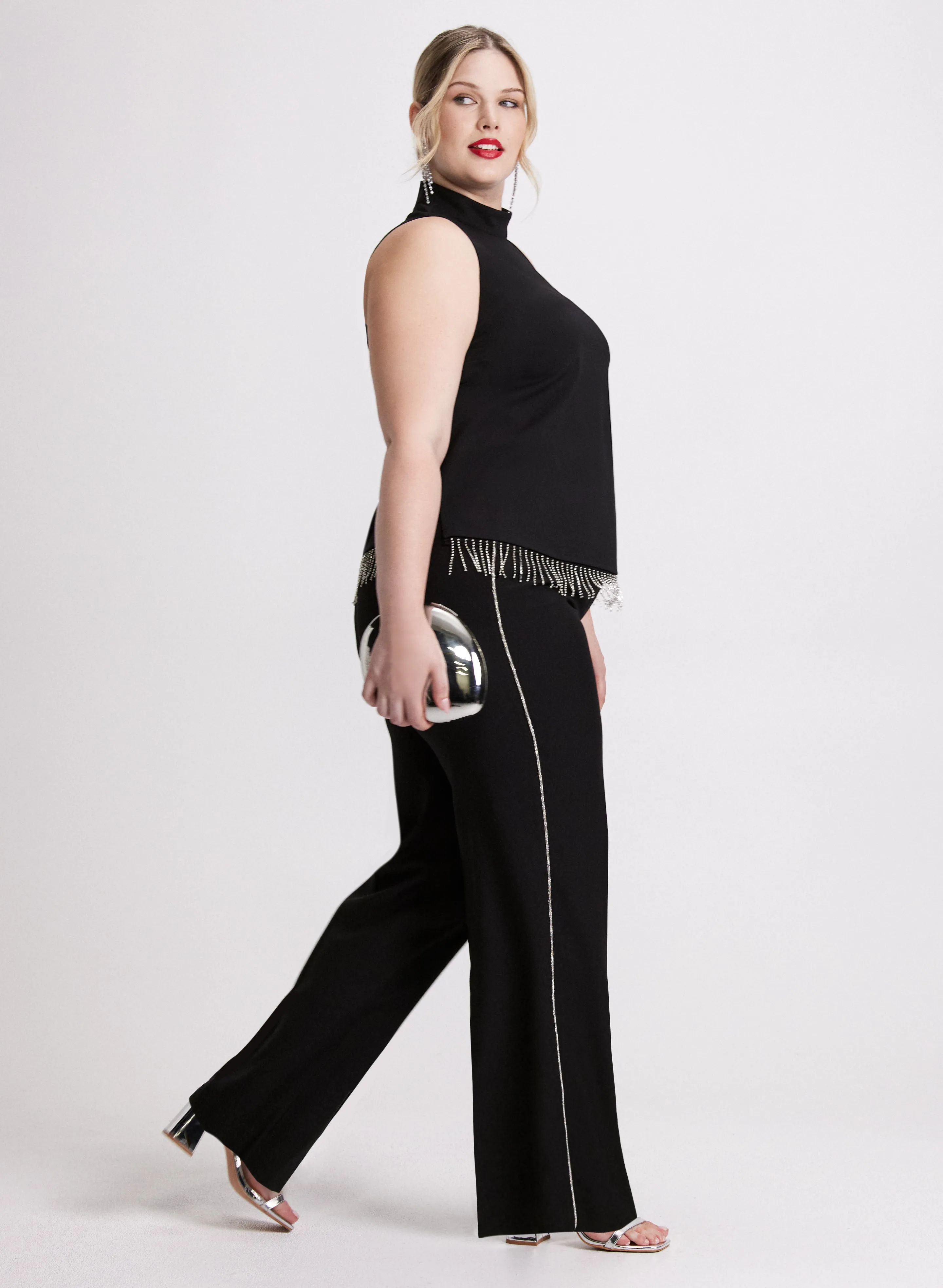 Sleeveless Rhinestone Top sold by Laura product image thumbnail 2