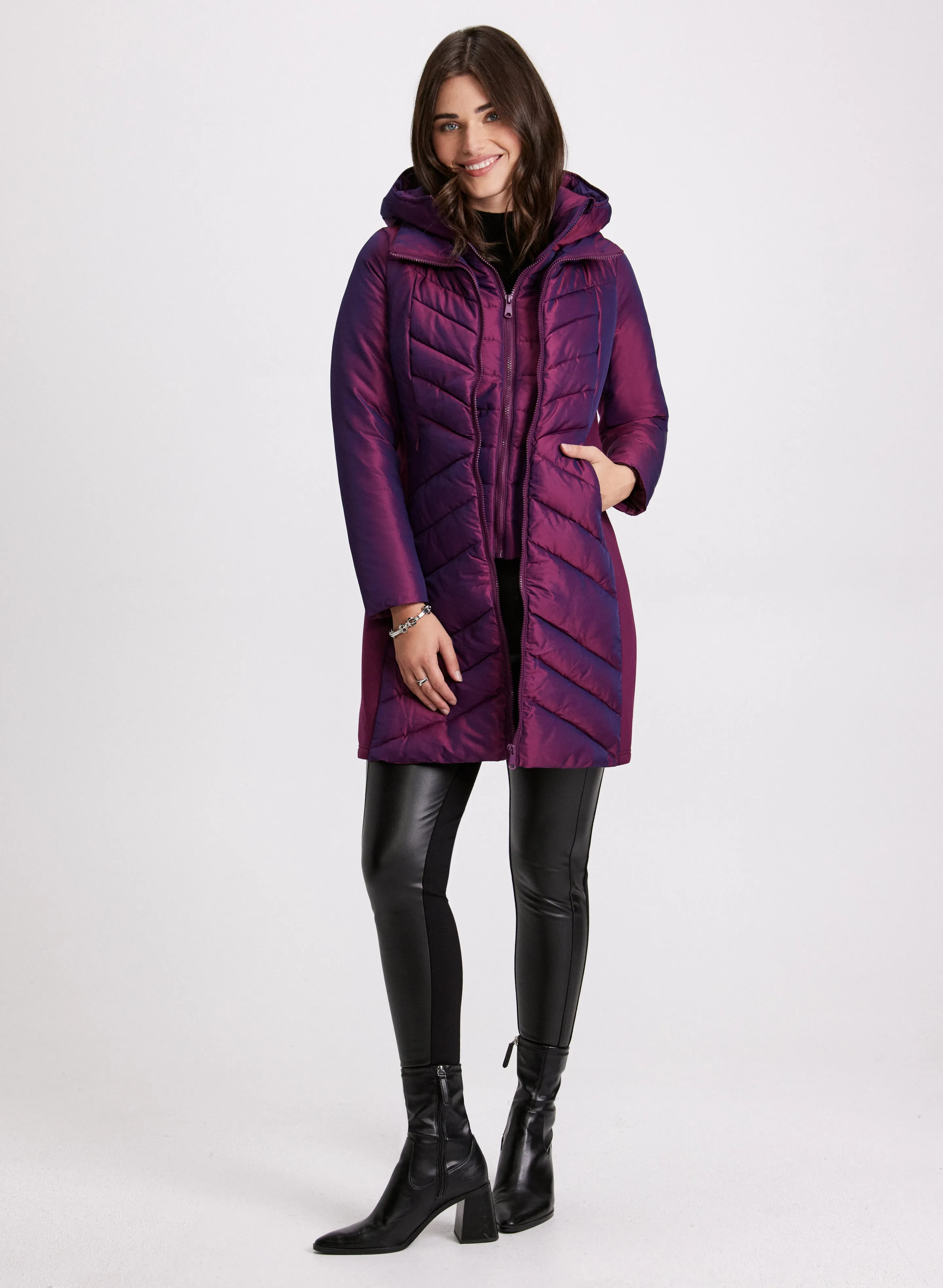Bernardo - Iridescent Puffer Coat sold by Laura product image thumbnail 2