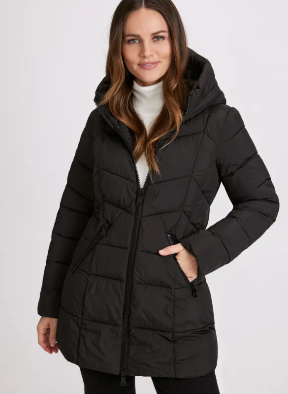 Recycled Material Puffer Coat sold by Laura
