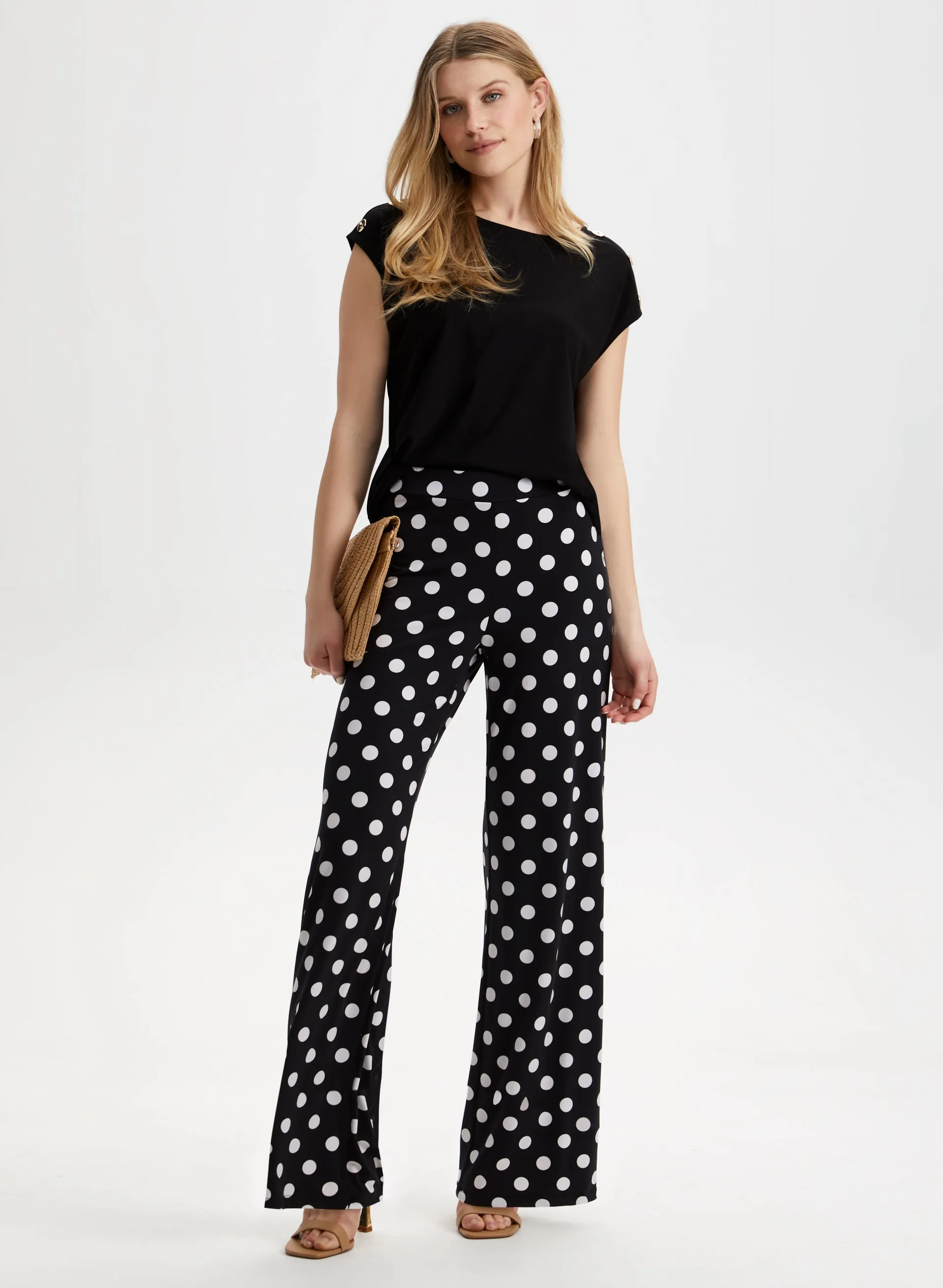 Polka Dot Pull-On Pants sold by Laura product image thumbnail 3