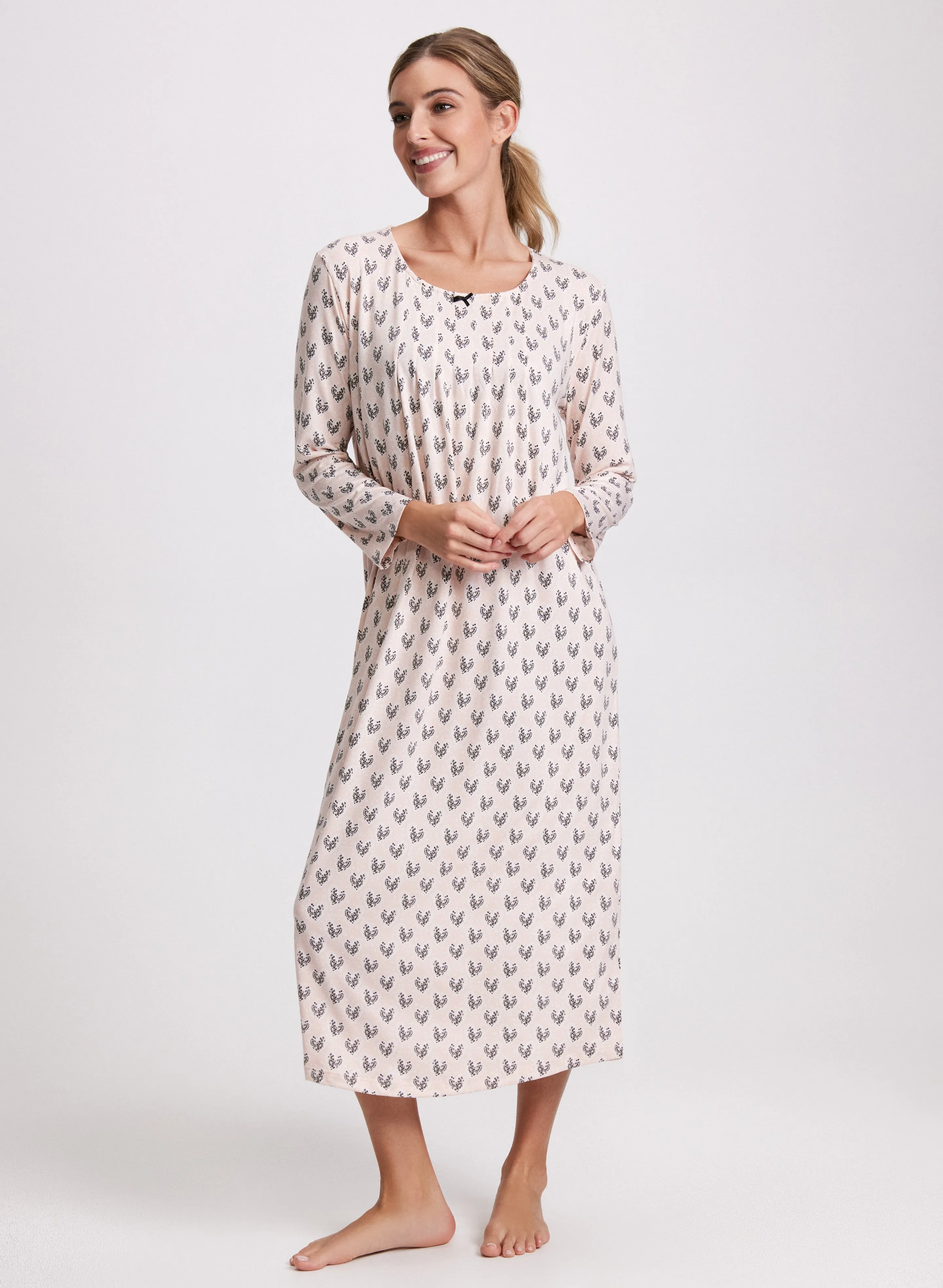 Abstract Heart Nightgown sold by Laura