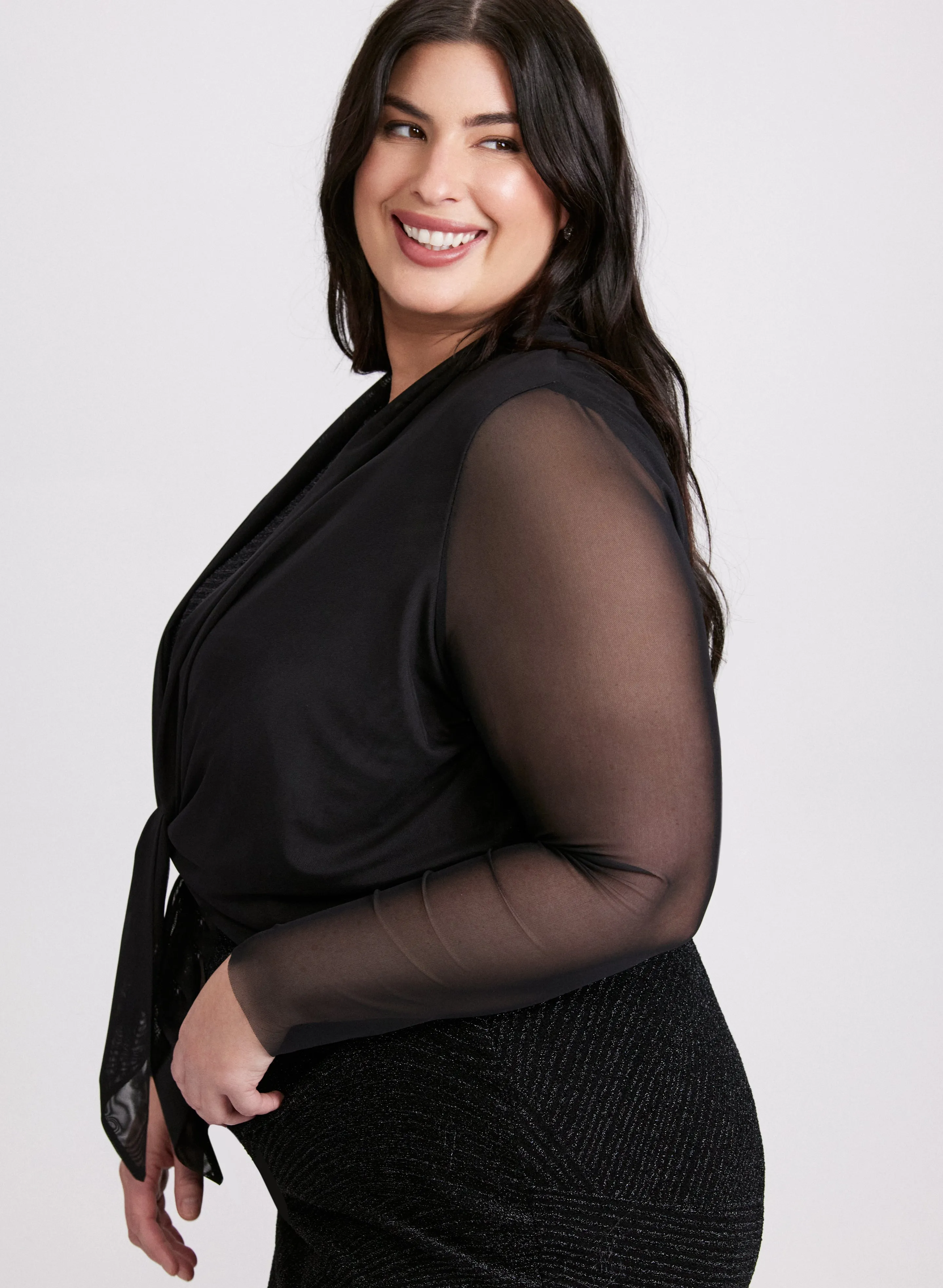 Mesh Long Sleeve Bolero sold by Laura product image thumbnail 2