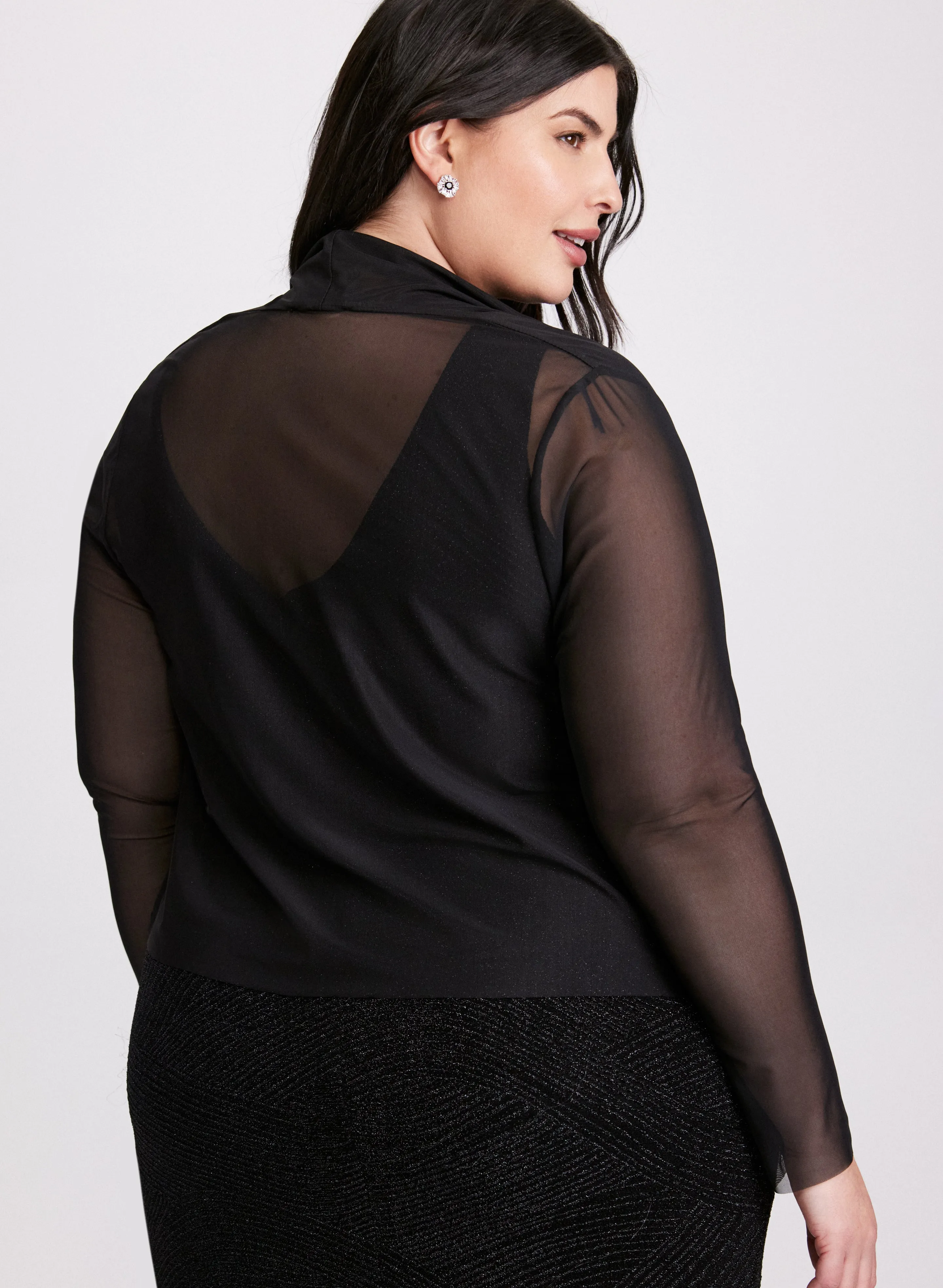 Mesh Long Sleeve Bolero sold by Laura product image thumbnail 3