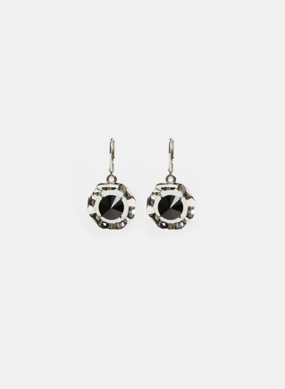 Faceted Stone Drop Earrings sold by Laura