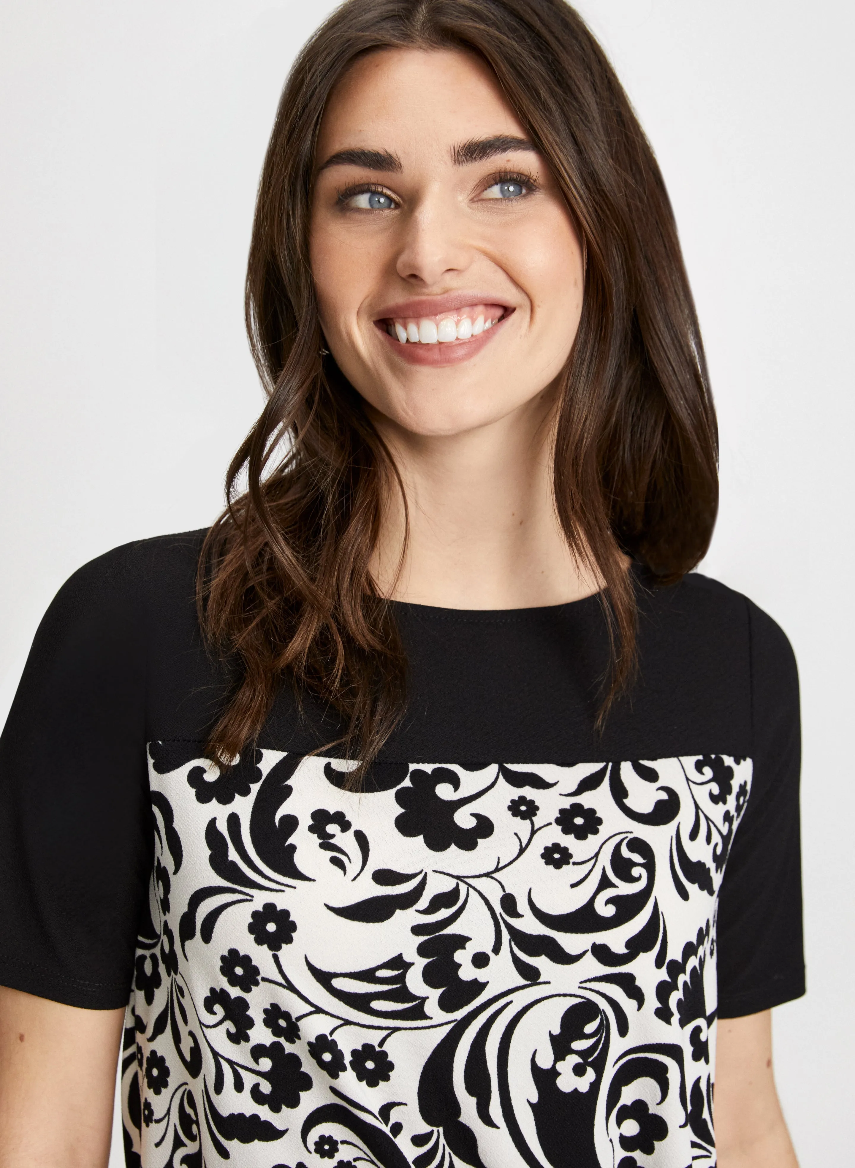 Tie Detail Floral Print Top sold by Laura product image thumbnail 2