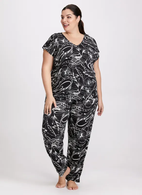 Floral Pyjama Set sold by Laura