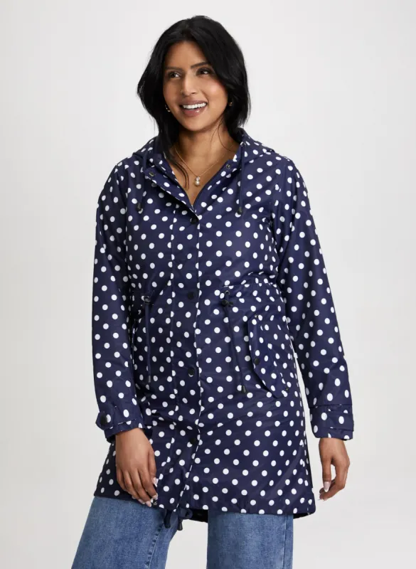 Hooded Utility Rain Jacket sold by Laura