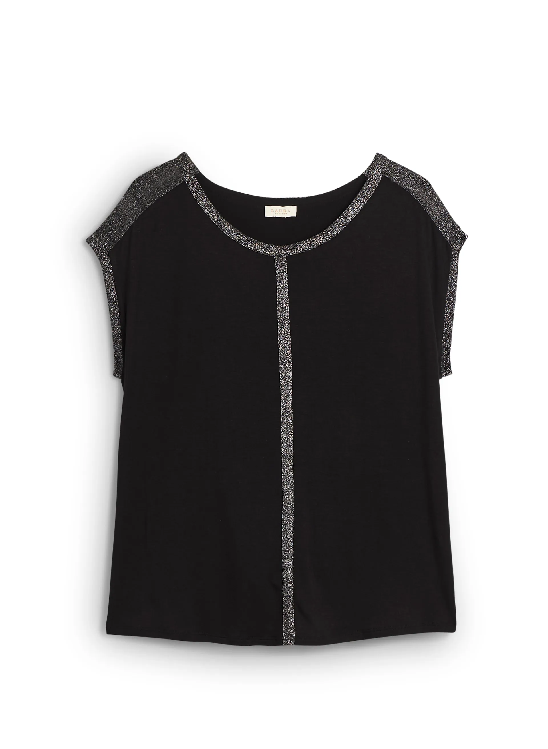 Metallic Trim Tee sold by Laura product image thumbnail 5