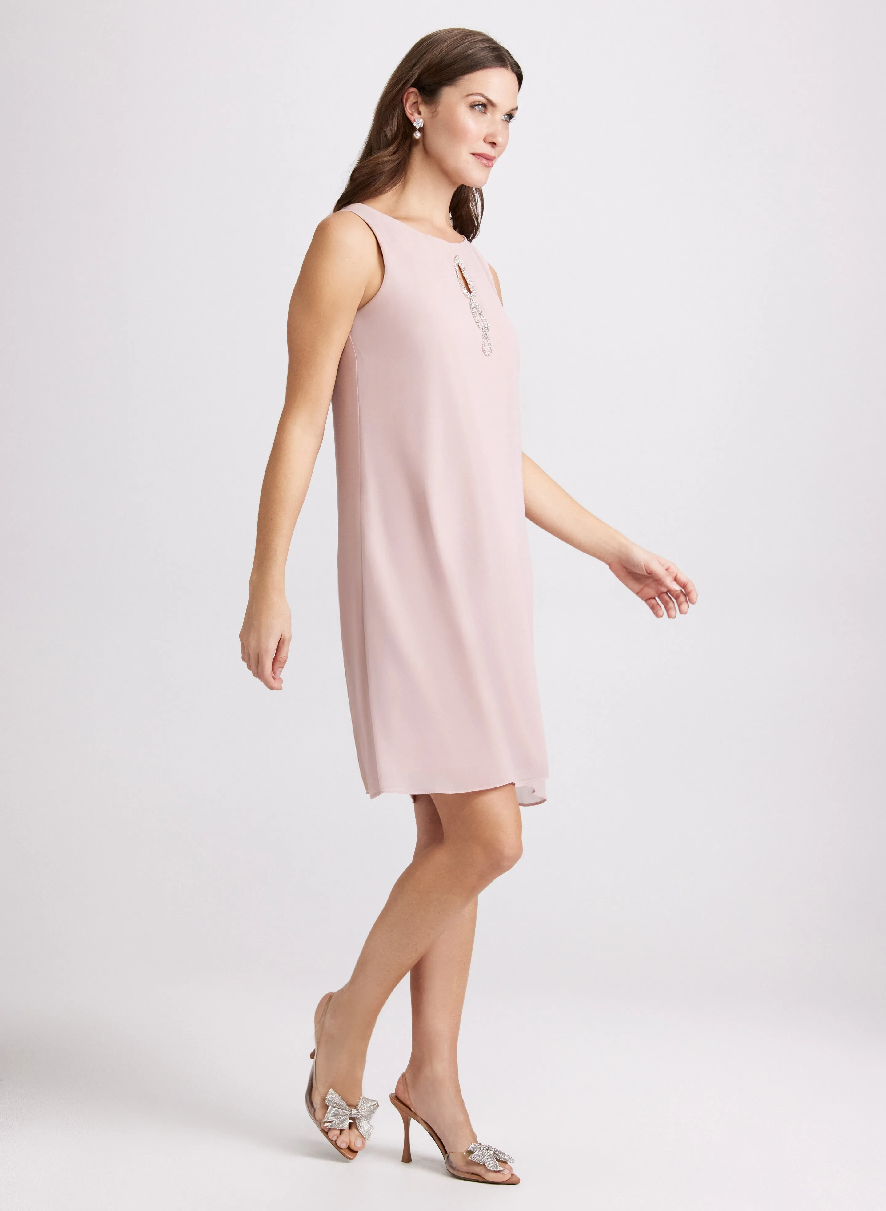 Chiffon Cape & Midi Dress sold by Laura product image thumbnail 2