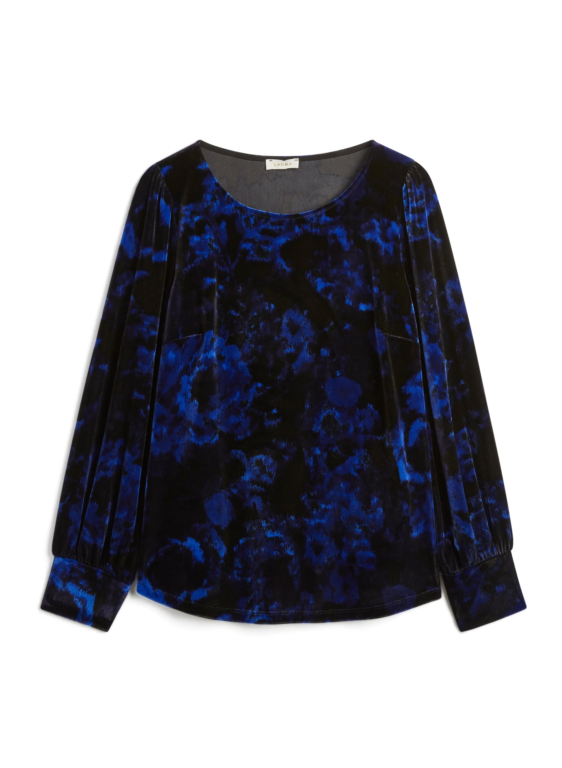 Floral Print Velour Top sold by Laura product image thumbnail 5