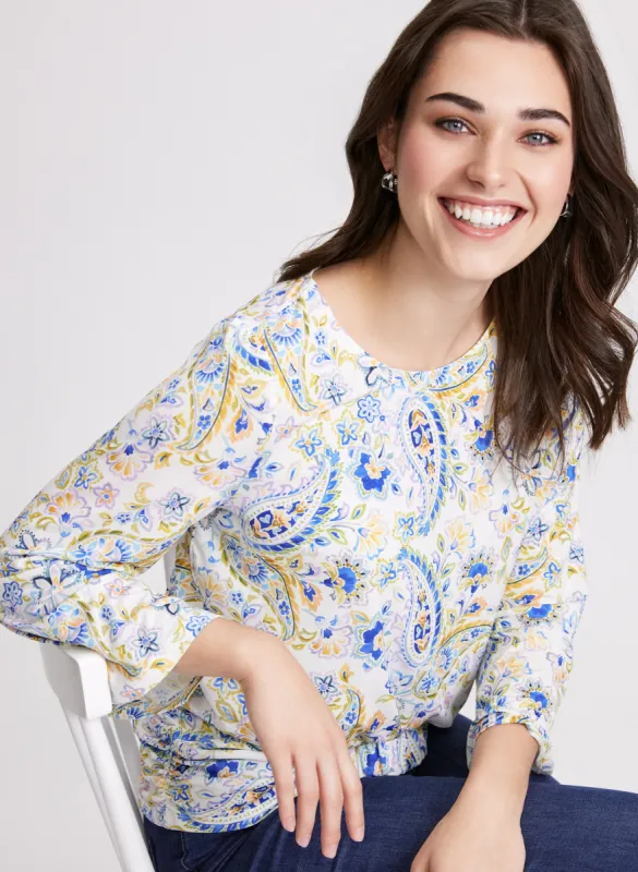Paisley Print Top sold by Laura