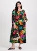 Joseph Ribkoff - Palm Print Capris sold by Laura