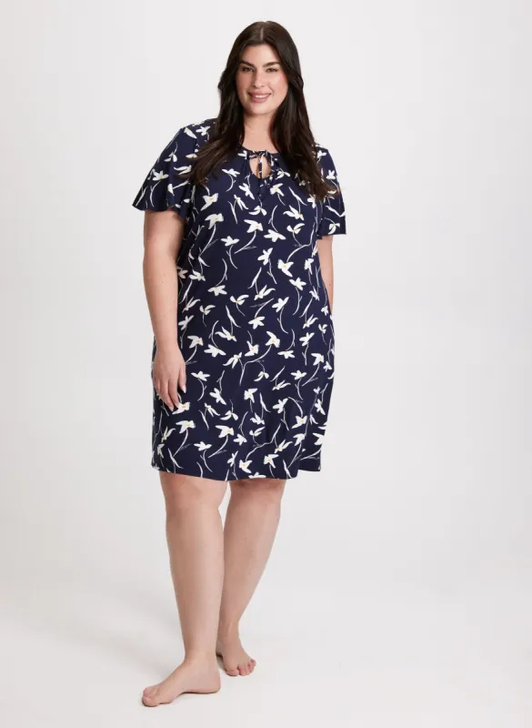 Floral Print Nightgown sold by Laura