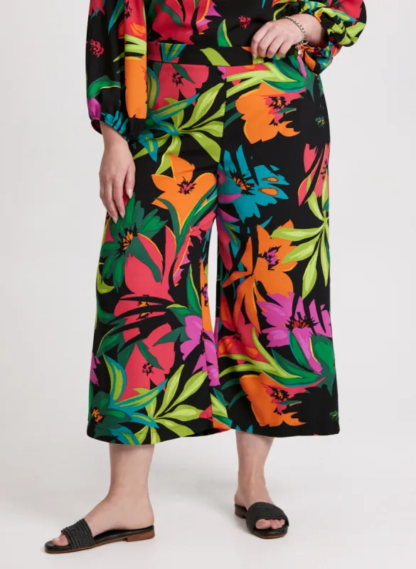 Joseph Ribkoff - Palm Print Capris sold by Laura