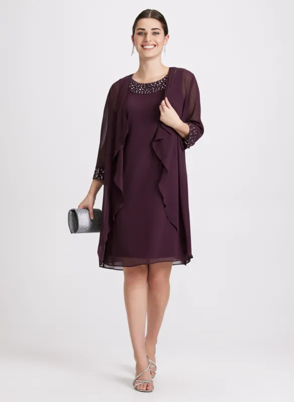 Chiffon Dress & Jacket sold by Laura