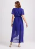 Flare Sleeve Wrap-Over Dress sold by Laura