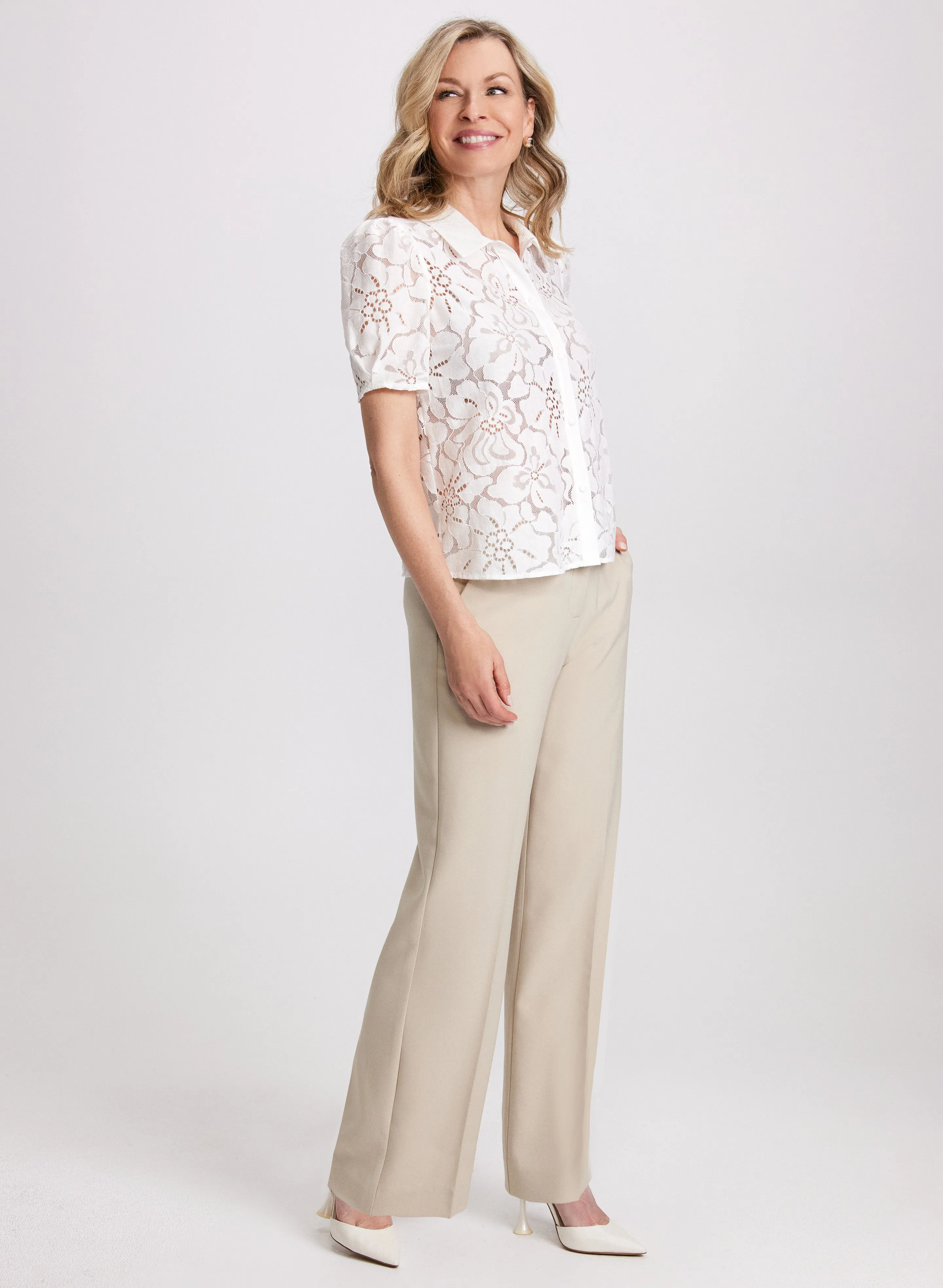 Puff Sleeve Lace Blouse sold by Laura product image thumbnail 3