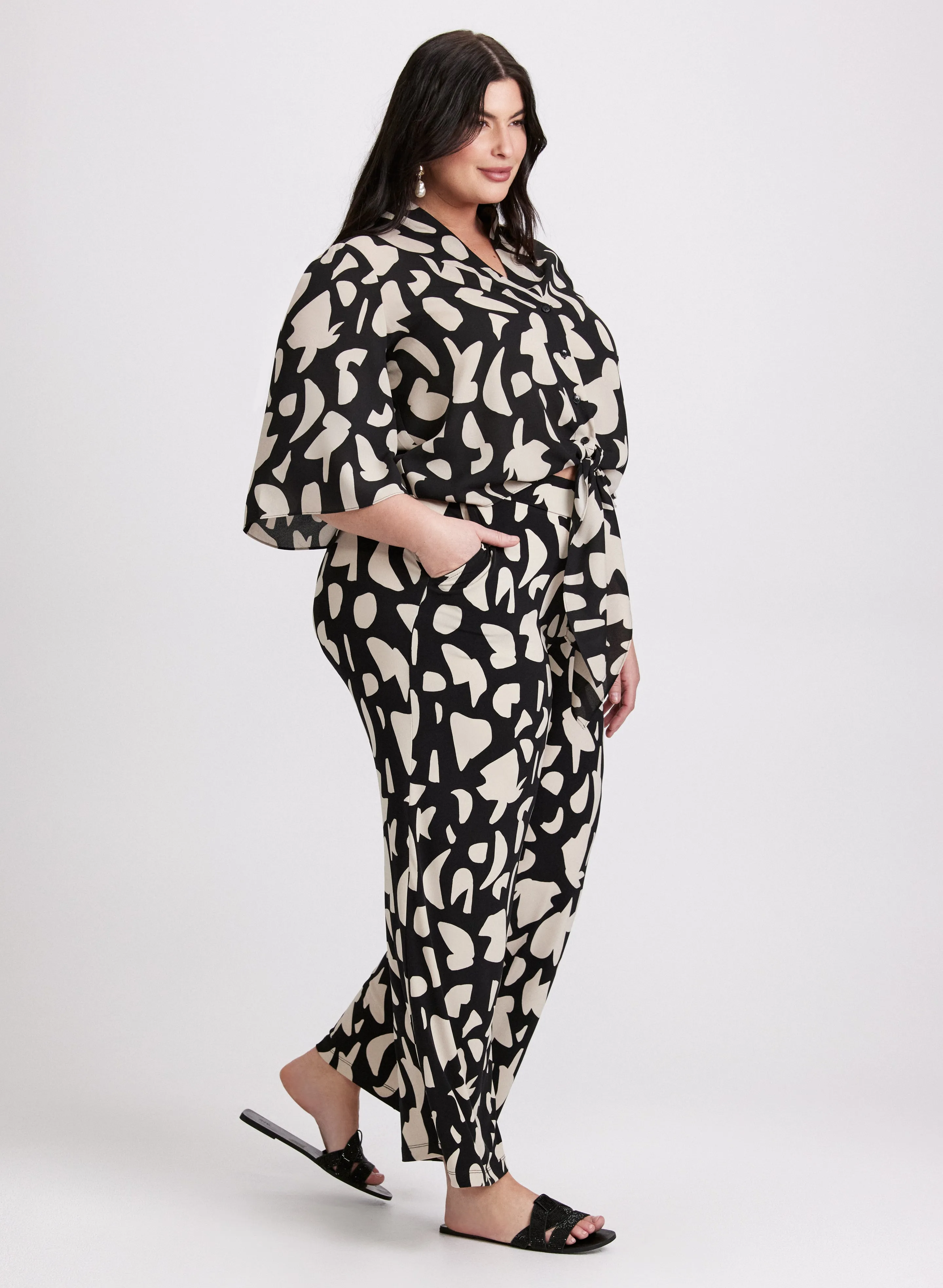 Olivia Printed Wide-Leg Pants sold by Laura product image thumbnail 4