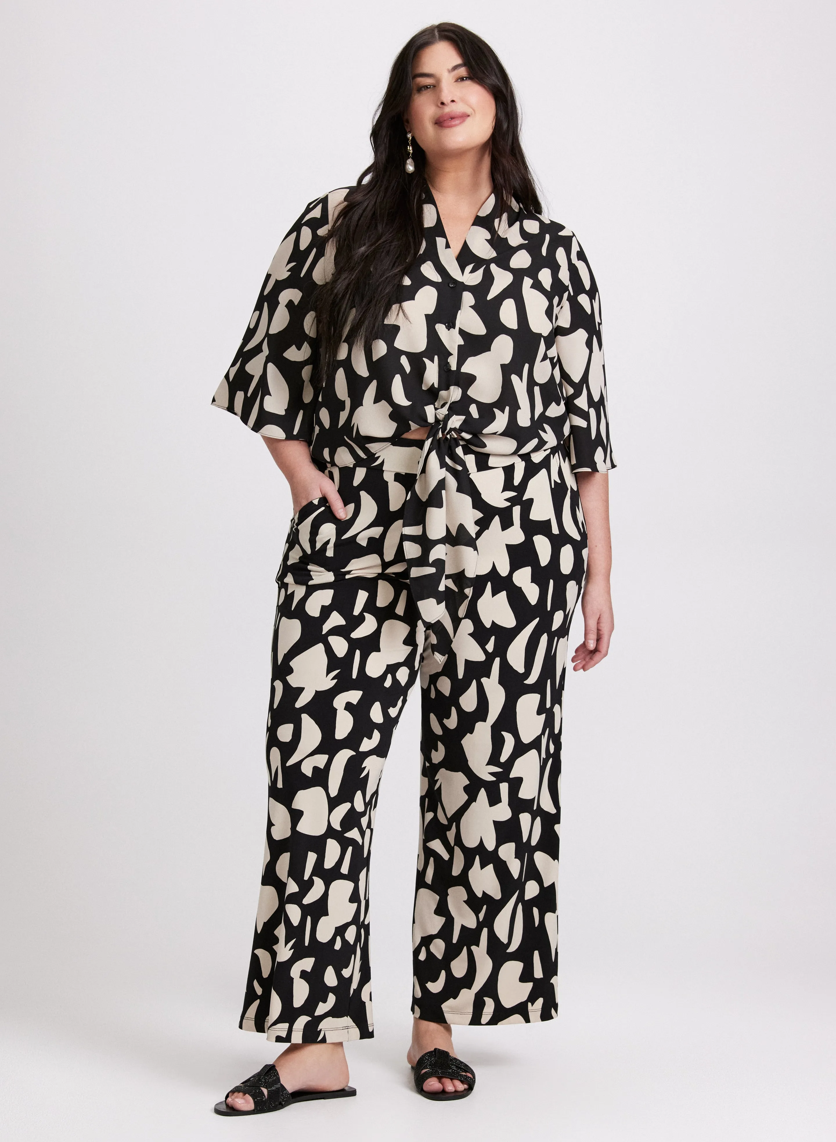 Olivia Printed Wide-Leg Pants sold by Laura product image thumbnail 3
