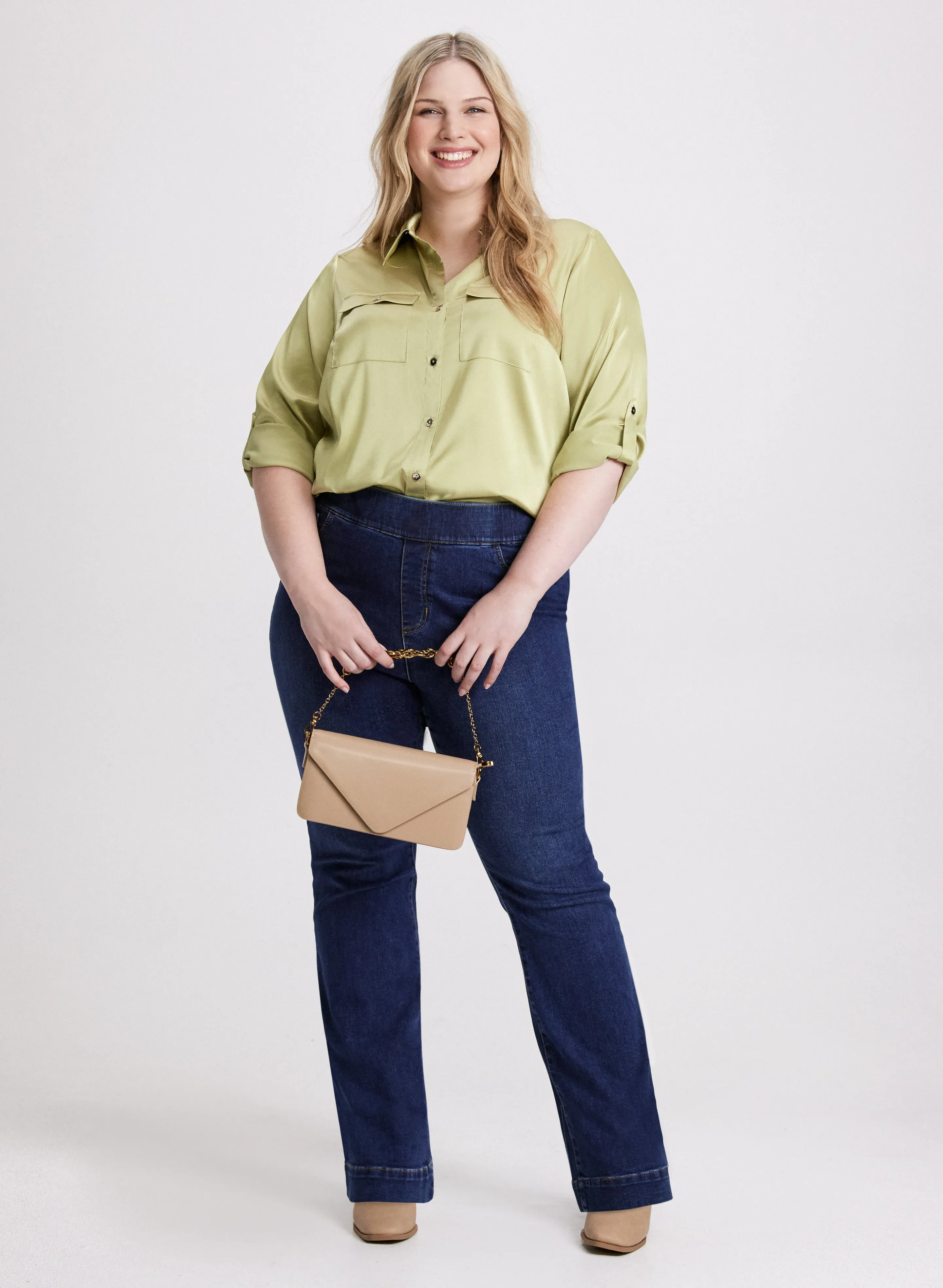 Patch Pocket Satin Blouse sold by Laura product image thumbnail 4