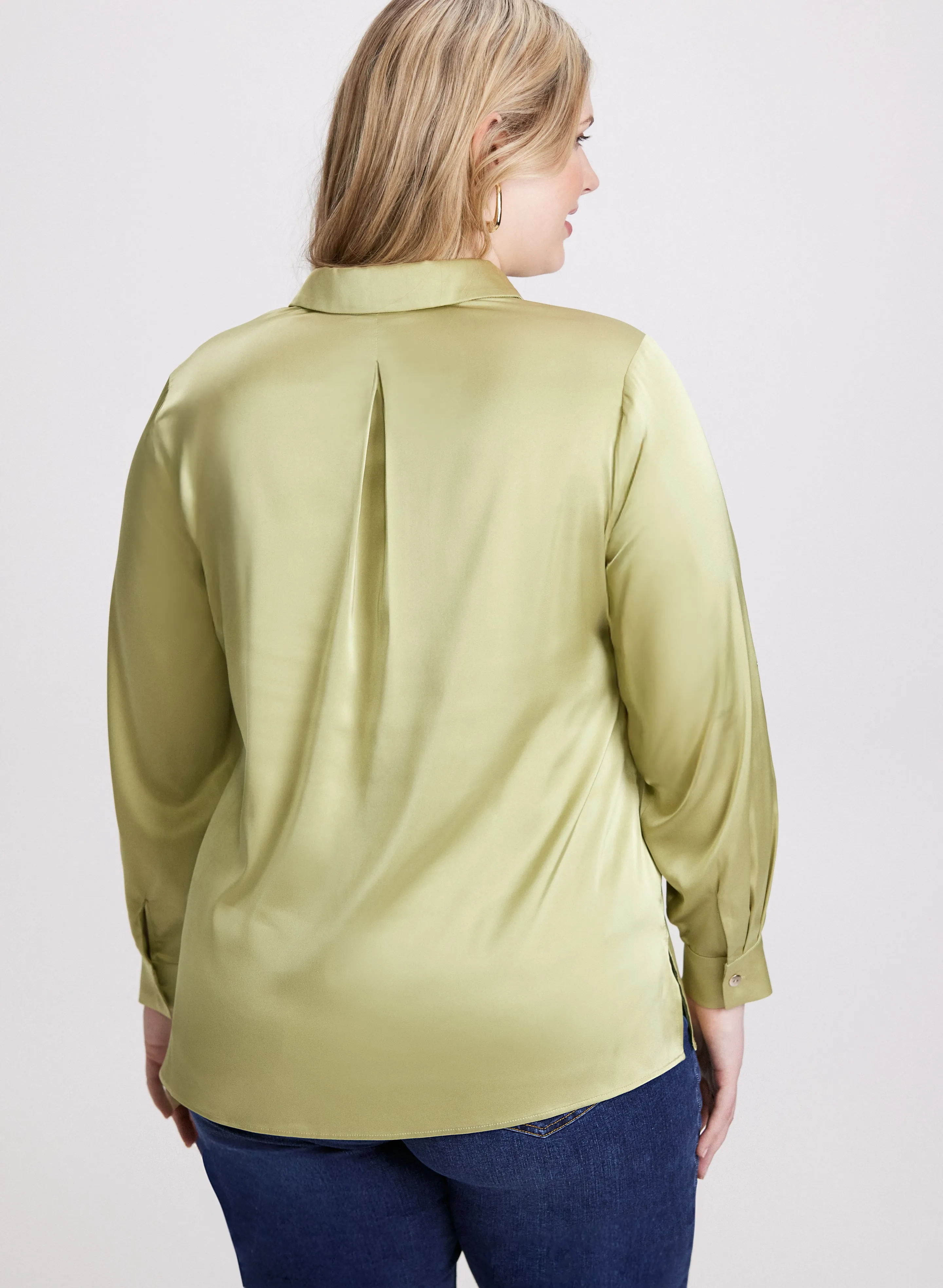 Patch Pocket Satin Blouse sold by Laura product image thumbnail 3