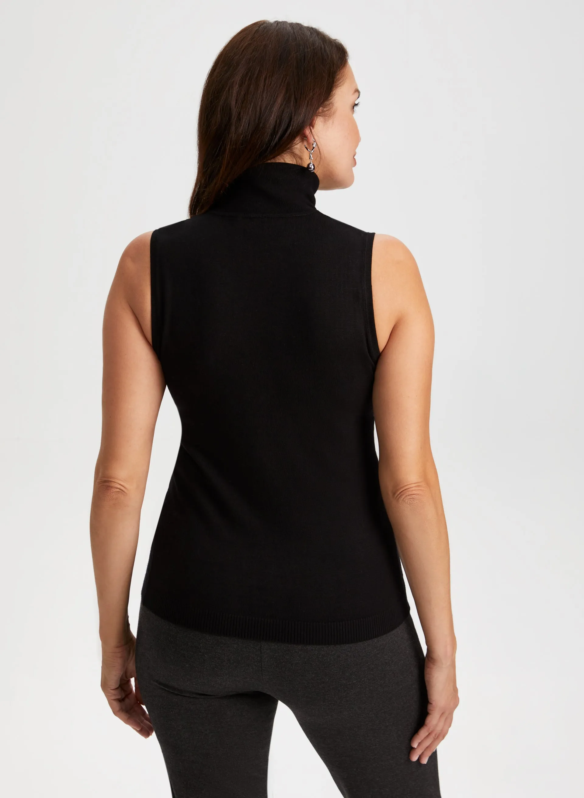 Sleeveless Turtleneck Sweater sold by Laura product image thumbnail 4