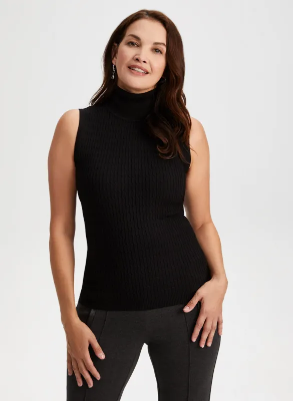 Sleeveless Turtleneck Sweater sold by Laura