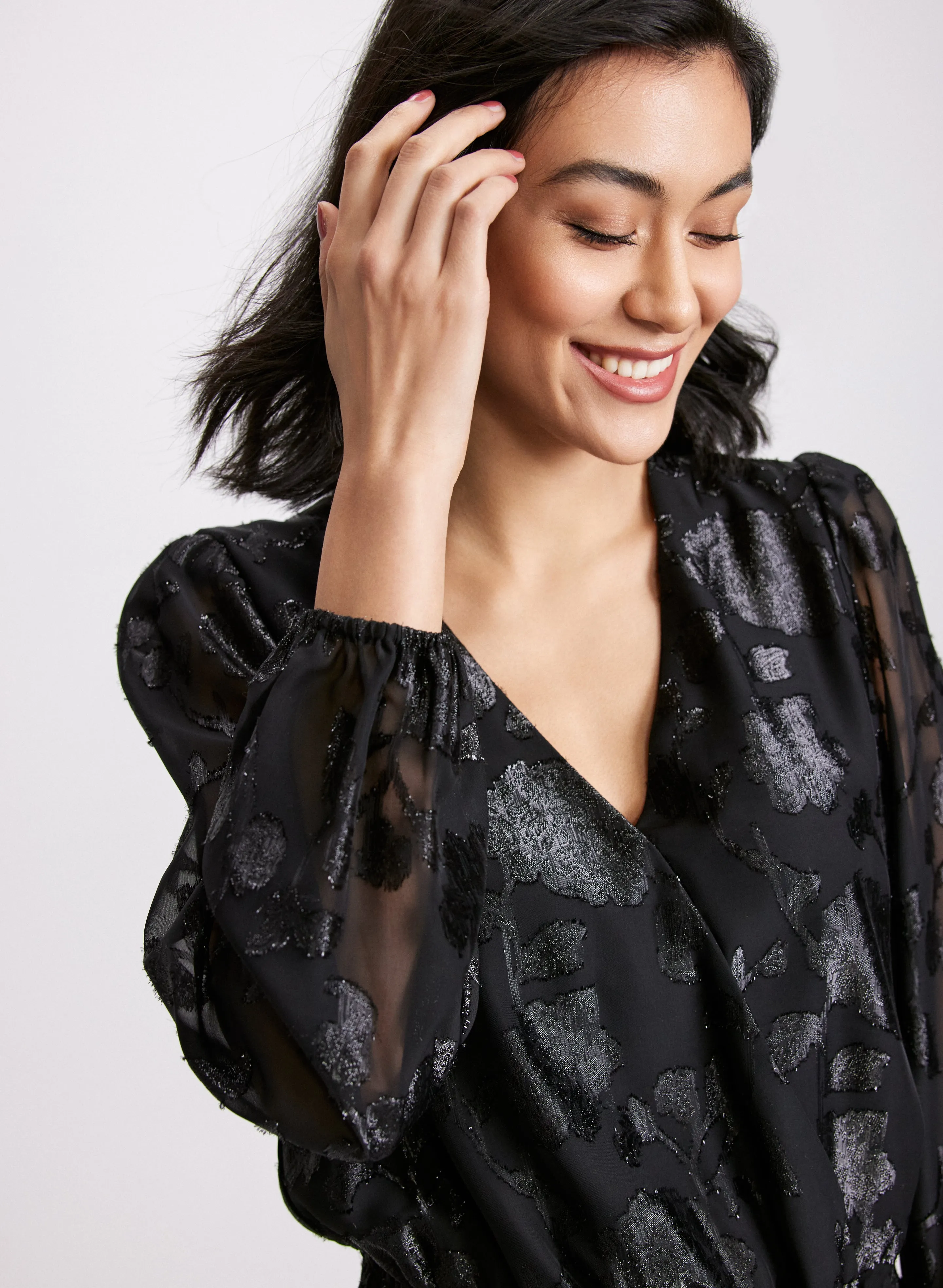 Foil Floral Blouse sold by Laura product image thumbnail 2