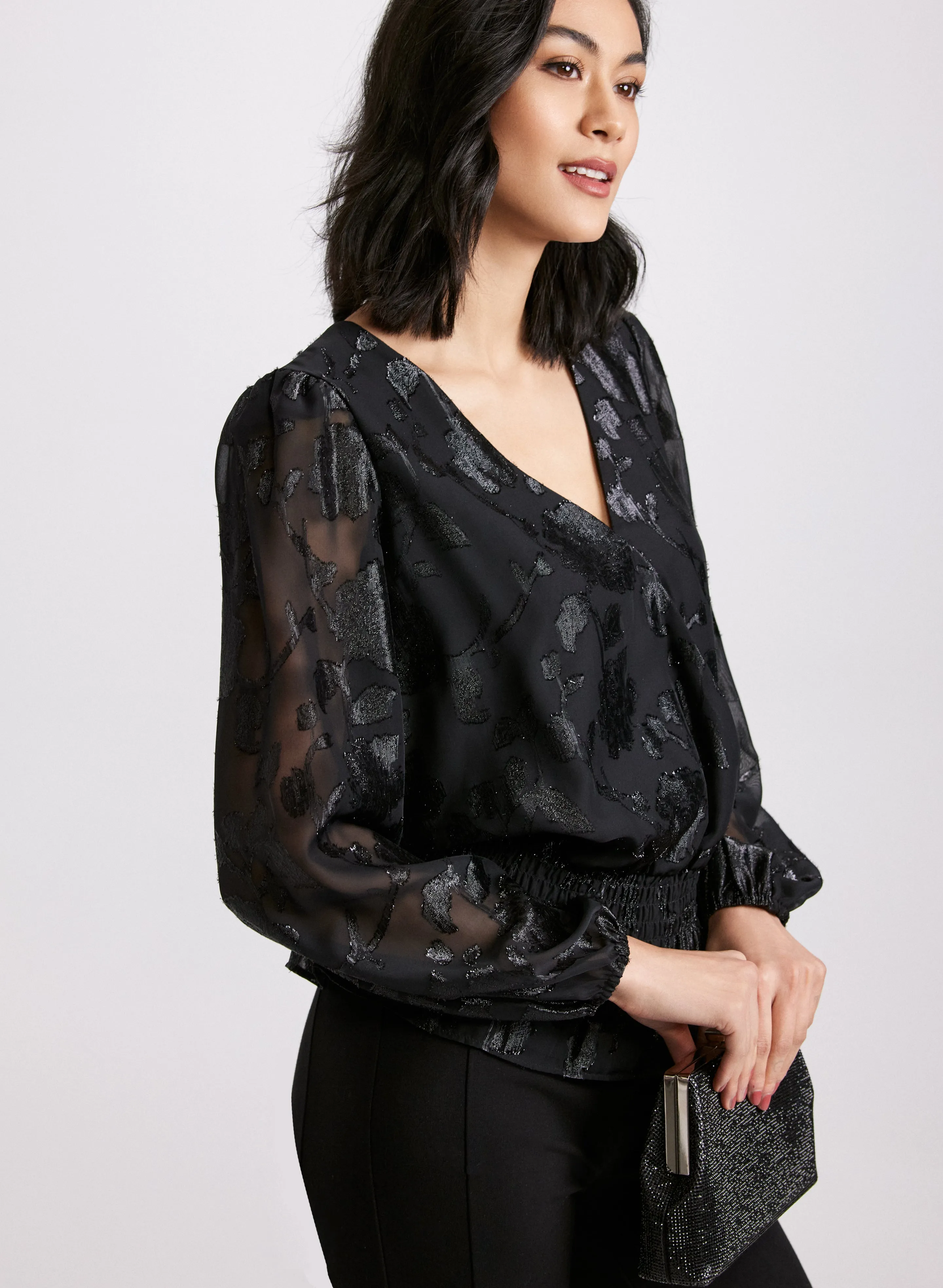 Foil Floral Blouse sold by Laura product image thumbnail 5