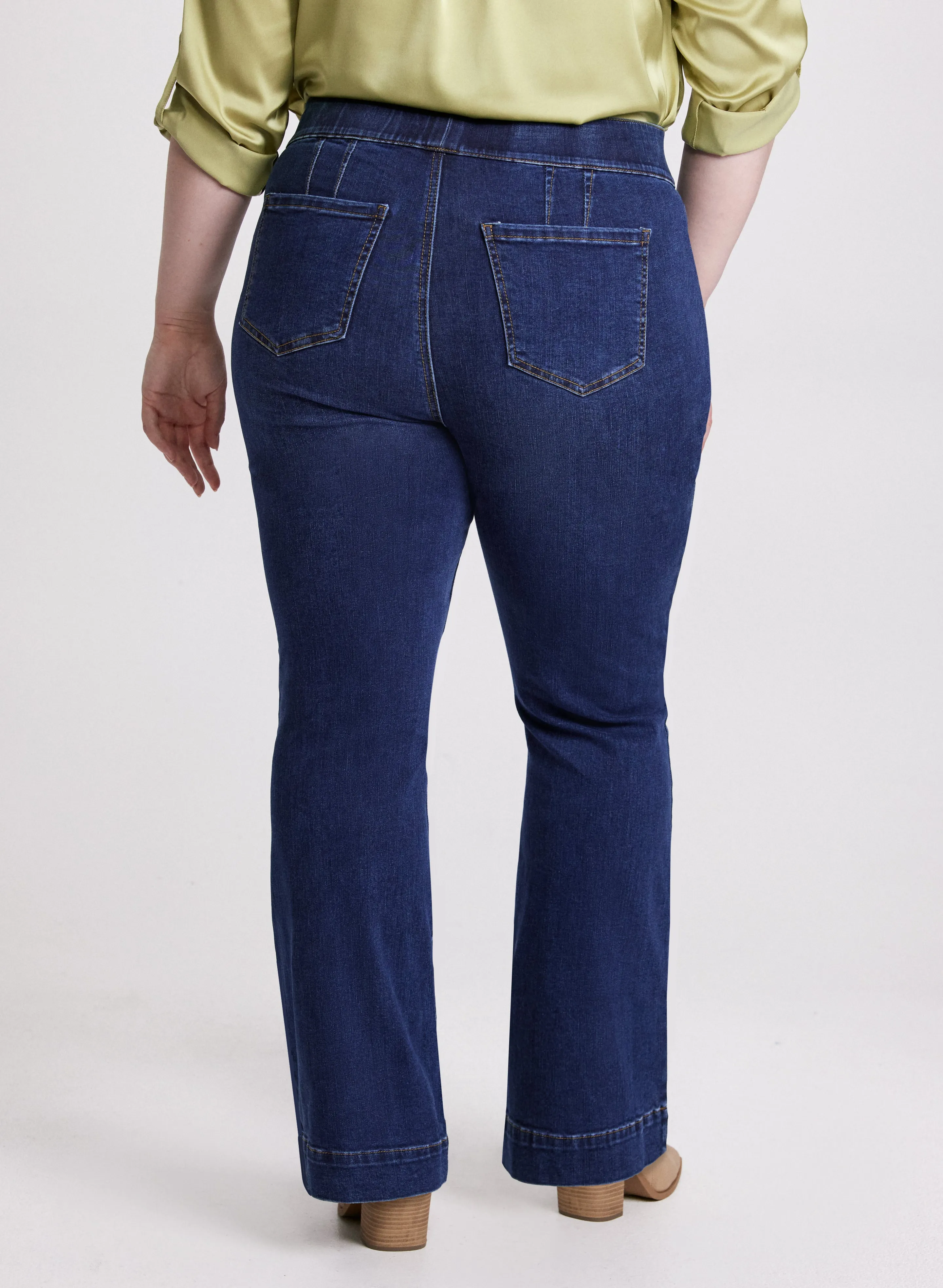 Flare Leg Pull-On Jeans sold by Laura product image thumbnail 2