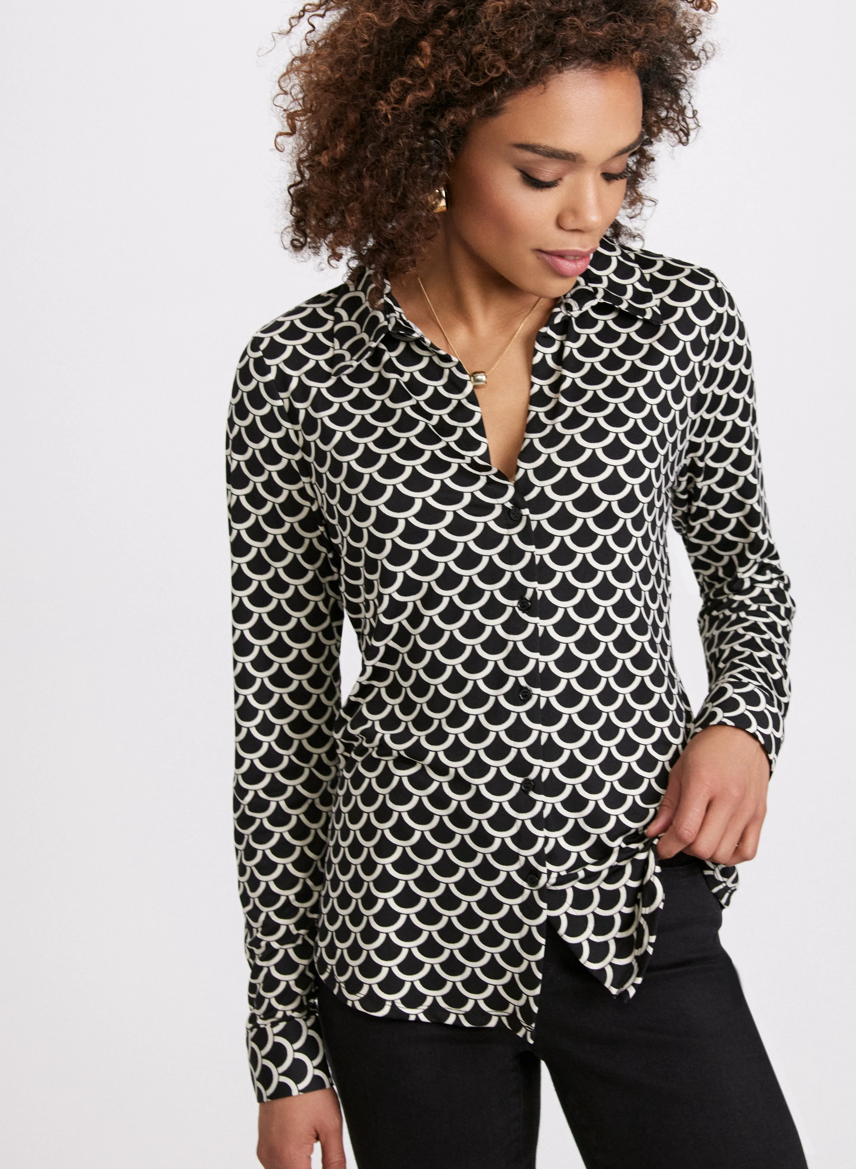 Geometric Print Blouse sold by Laura product image thumbnail 5