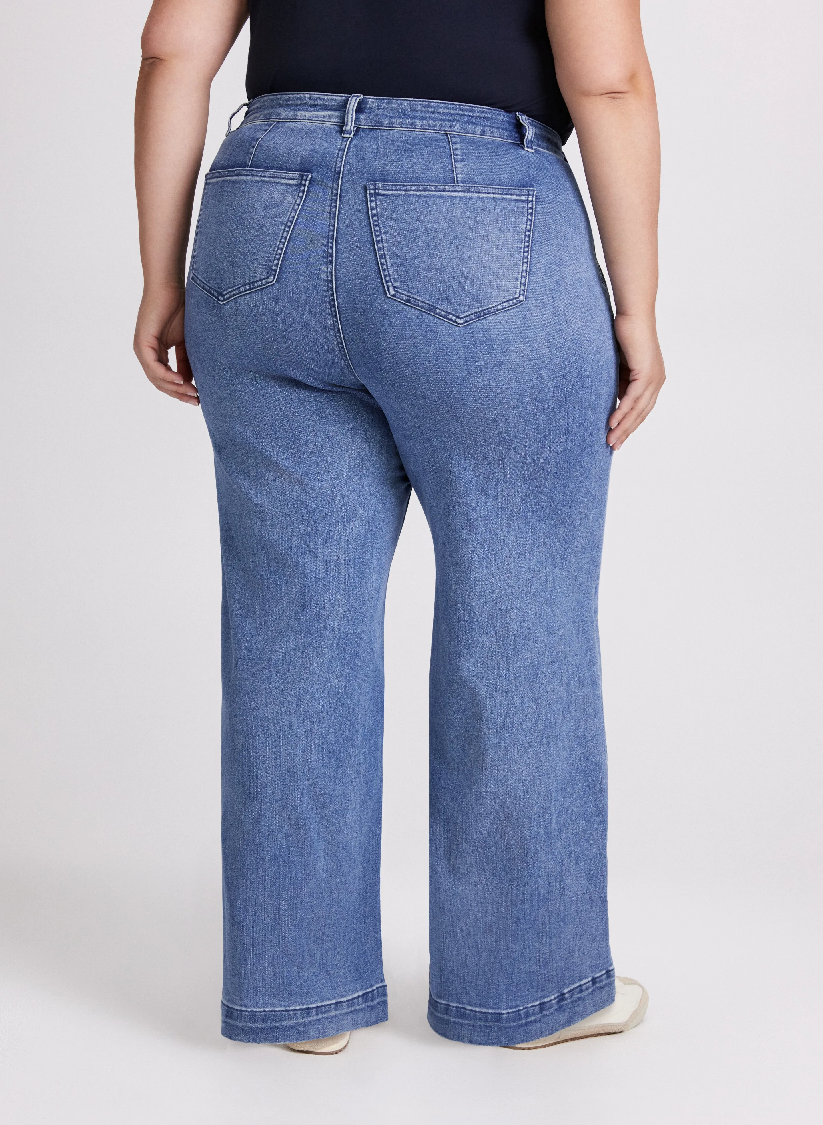 Faded Wide-Leg Jeans sold by Laura product image thumbnail 3
