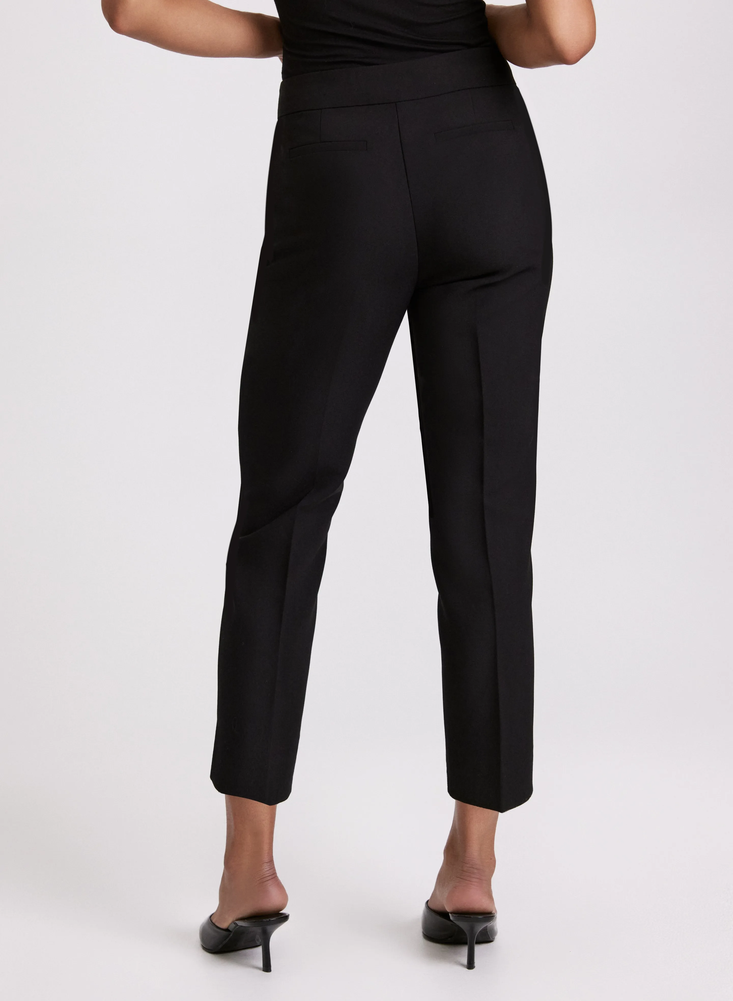 Emma Embossed Button Slim-Leg Pants sold by Laura product image thumbnail 3