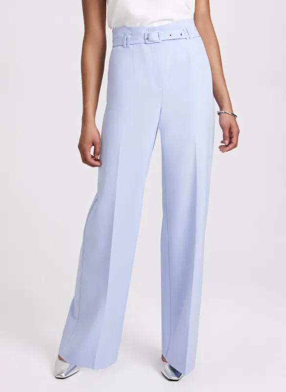 Olivia Belted Wide-Leg Pants sold by Laura
