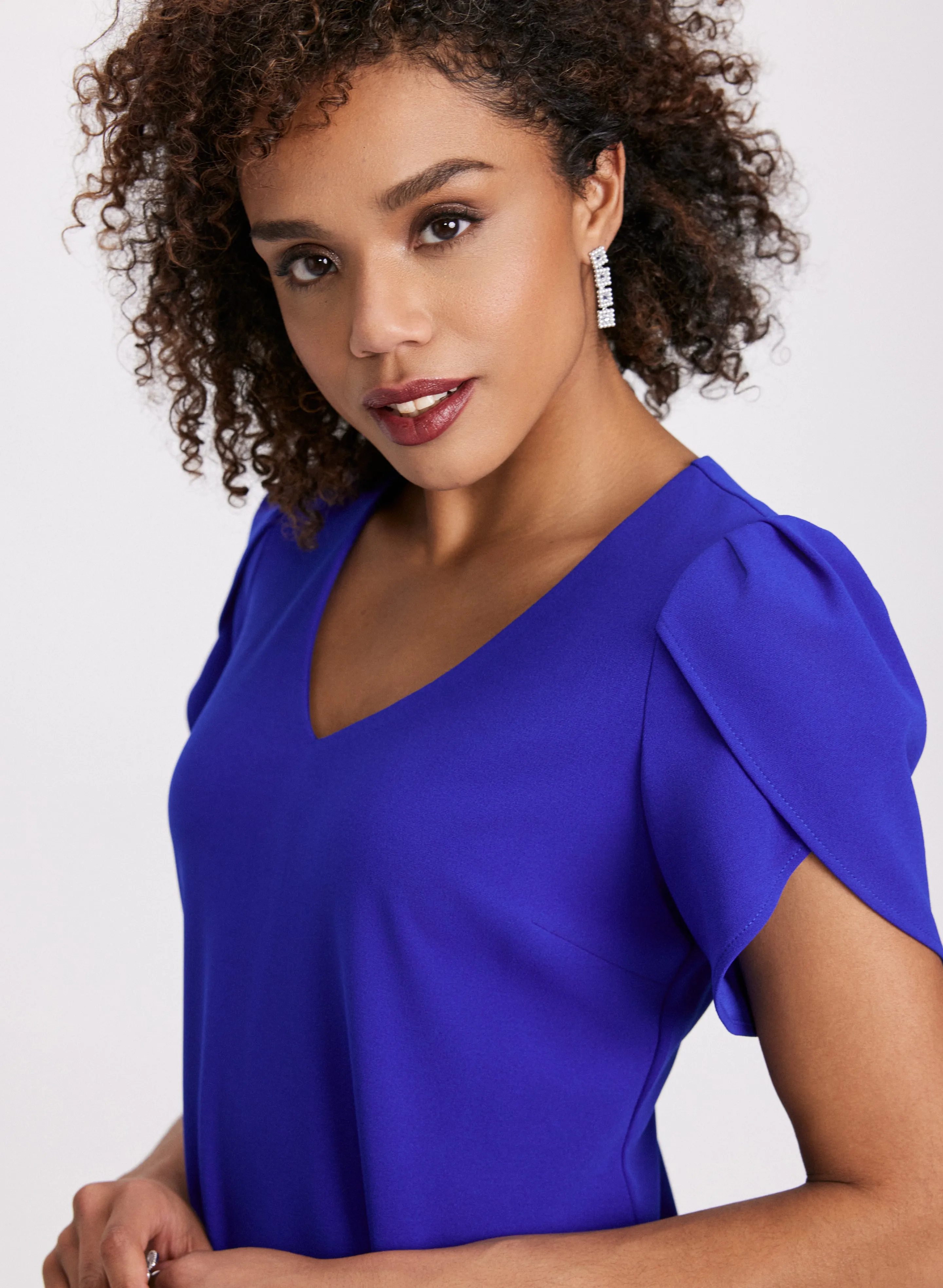 Tulip Sleeve Dress sold by Laura product image thumbnail 4