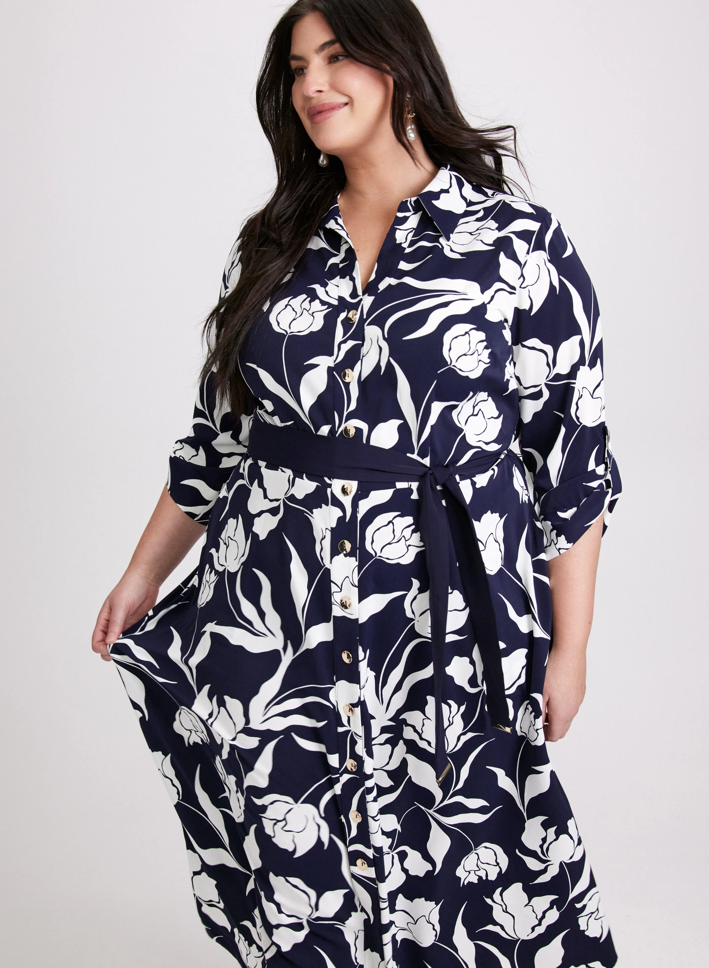 Floral Print Midi Dress sold by Laura product image thumbnail 4